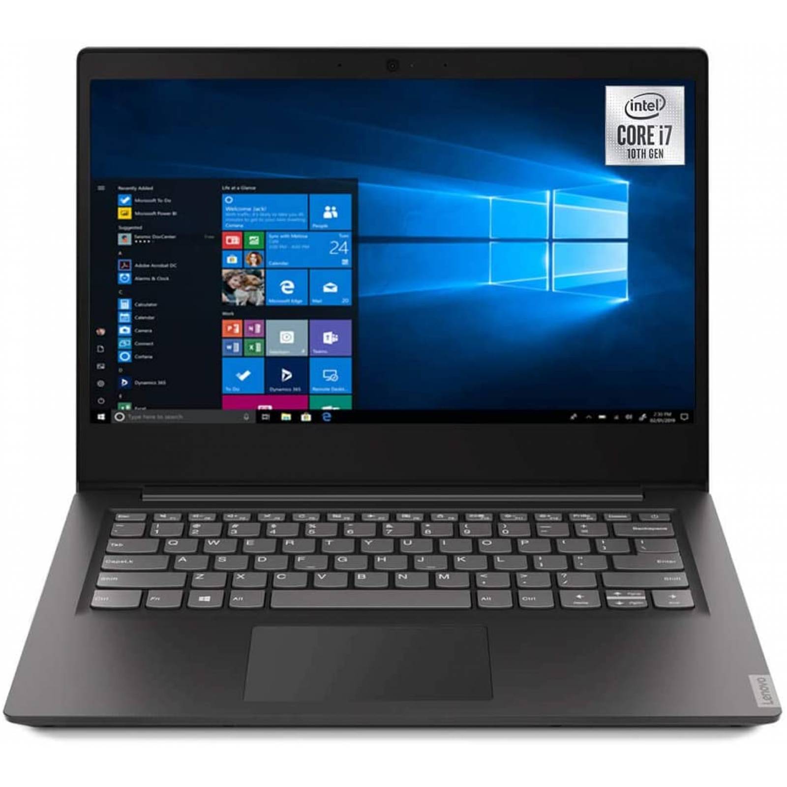 Laptop Lenovo IdeaPad S145 Intel Core i7-1065G7 1.3Ghz, Ram 8GB, 1TB HDD + 128Gb SSD, 14 Pulgadas HD, Color Negro, Windows 10 Home (81W60068LM)
