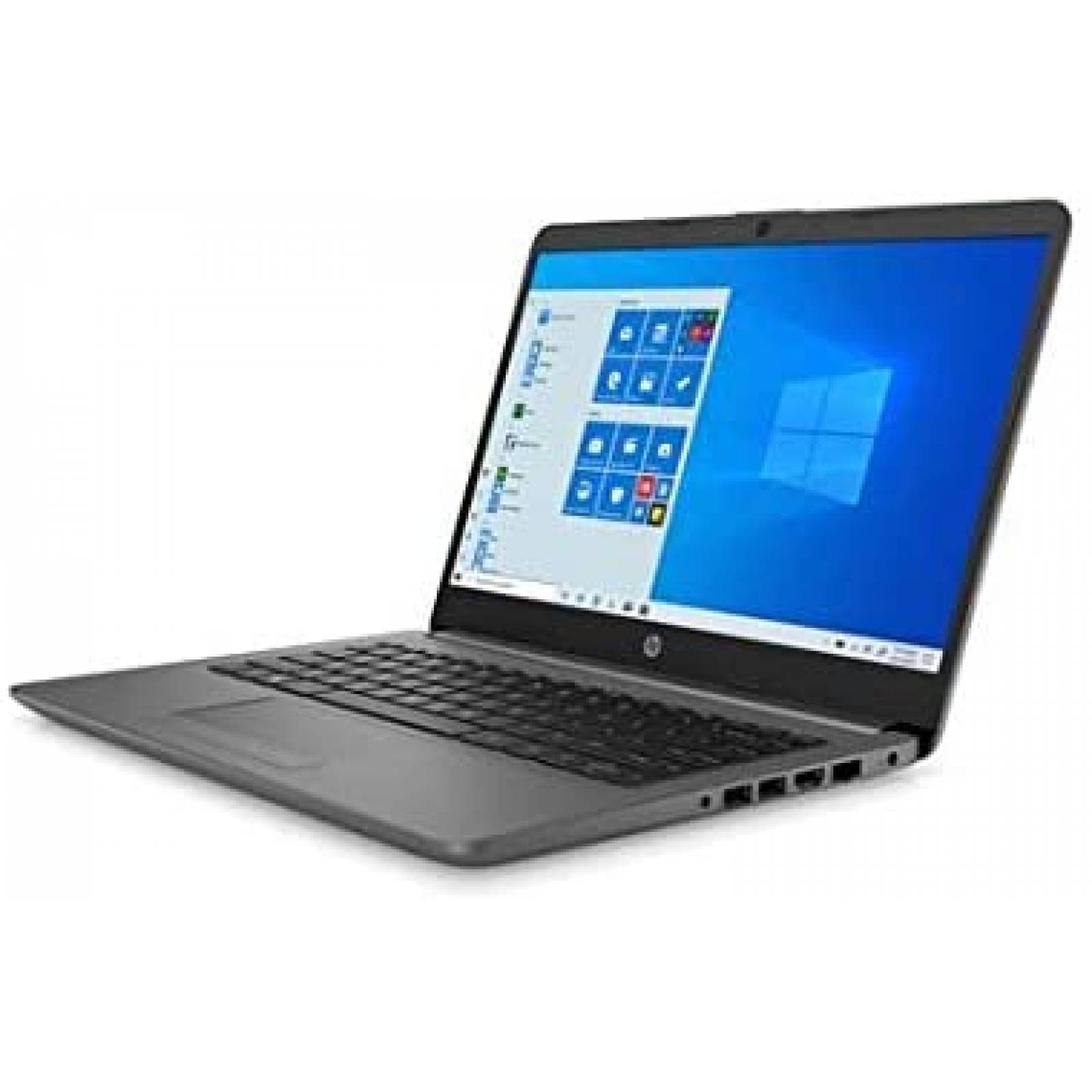 Laptop HP 14-dk1014la, AMD Athlon Silver 3050U, Ram 8GB DDR4, Disco Duro 1TB, Pantalla 14 Pulg, Windows 10, incluye Antivirus Bitdefender, 22B02LA