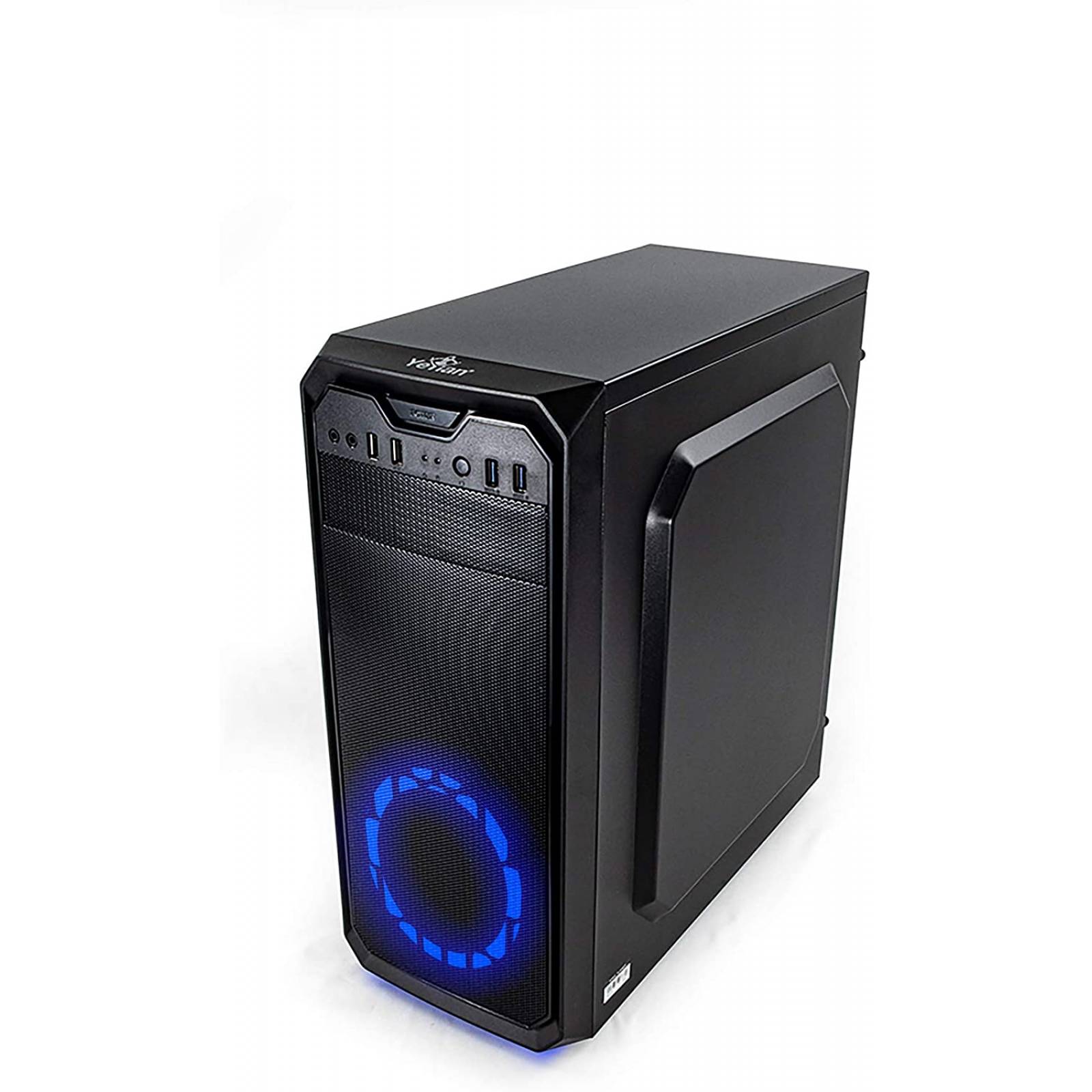 Gabinete Yeyian Stahl 900, Soporta T. Madre ATX, Micro ATX, Ventiladores frontales 1x120mm, Color Negro