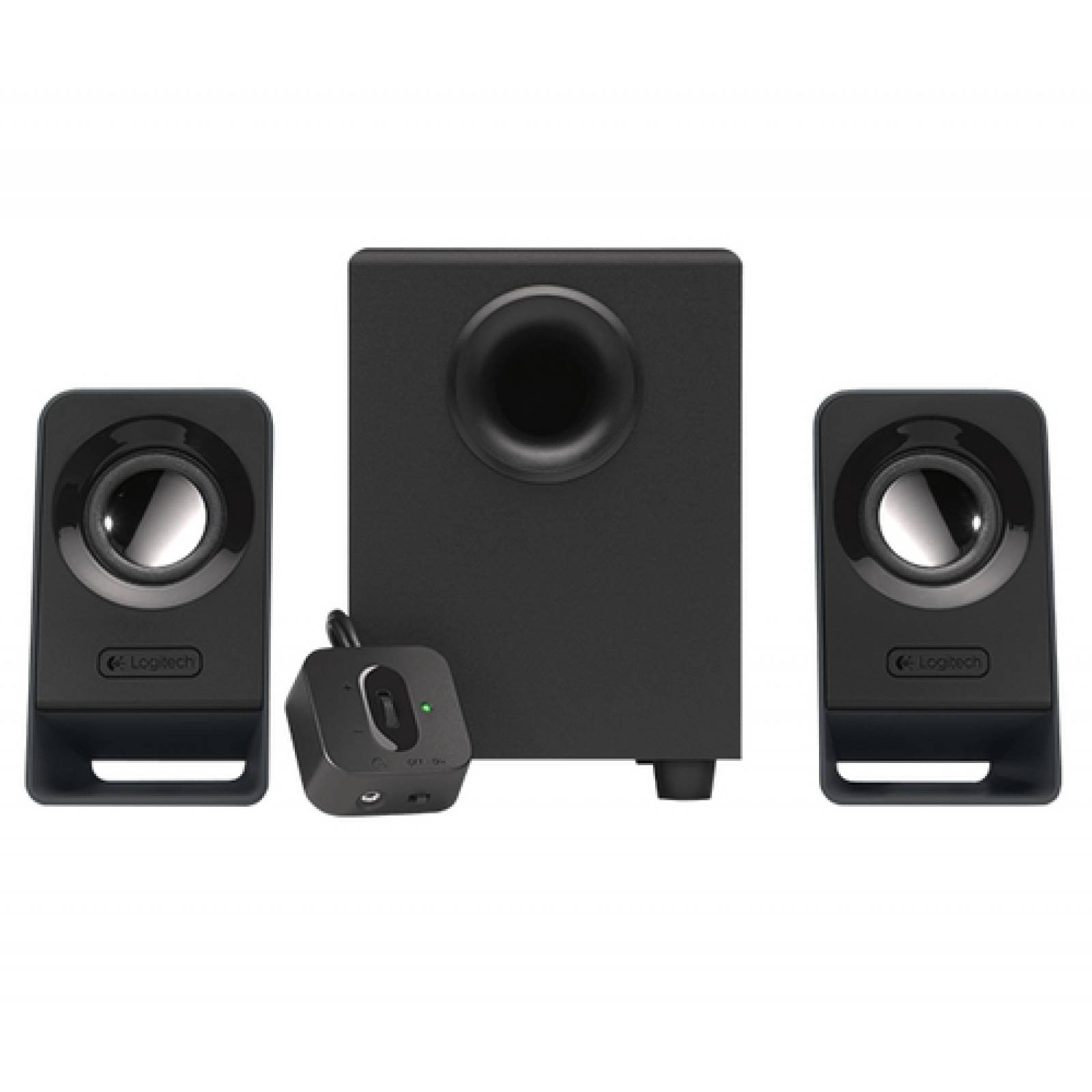 Bocina Logitech Z213 2.1 Canales, Subwoofer 4 Pulgadas, Control De Volumen Y Graves, 3.5mm