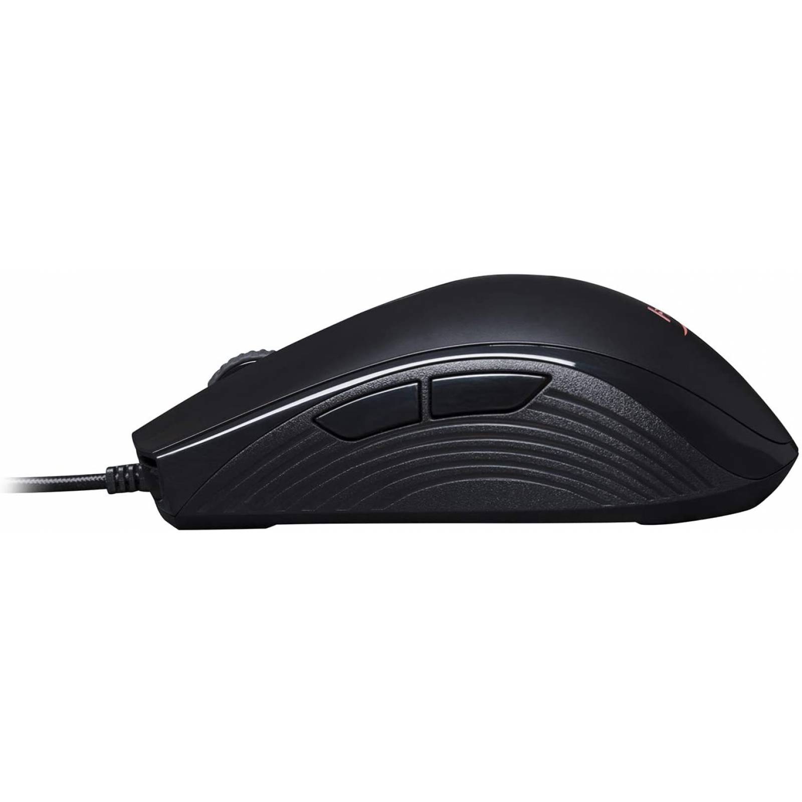 Mouse HyperX Pulsefire Core Pixart 3327, Sensor optico Pixart 3327 de hasta 6200 DPI, Siete botones programables, RGB, Usb 2.0, Negro HX-MC004B