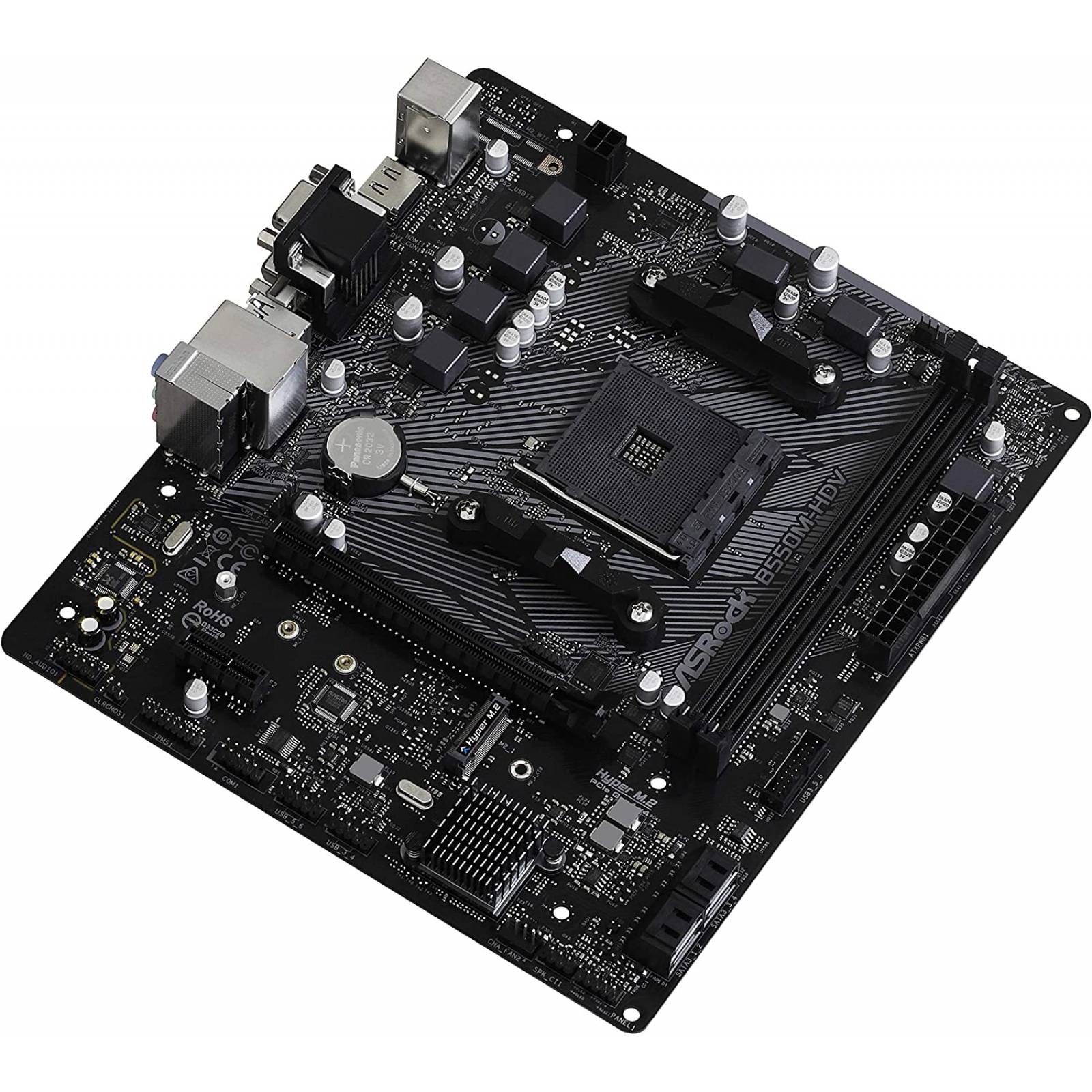 TARJETA MADRE ASROCK B550M-HDV AM4 RYZEN GEN/3 PCIe/4.0
