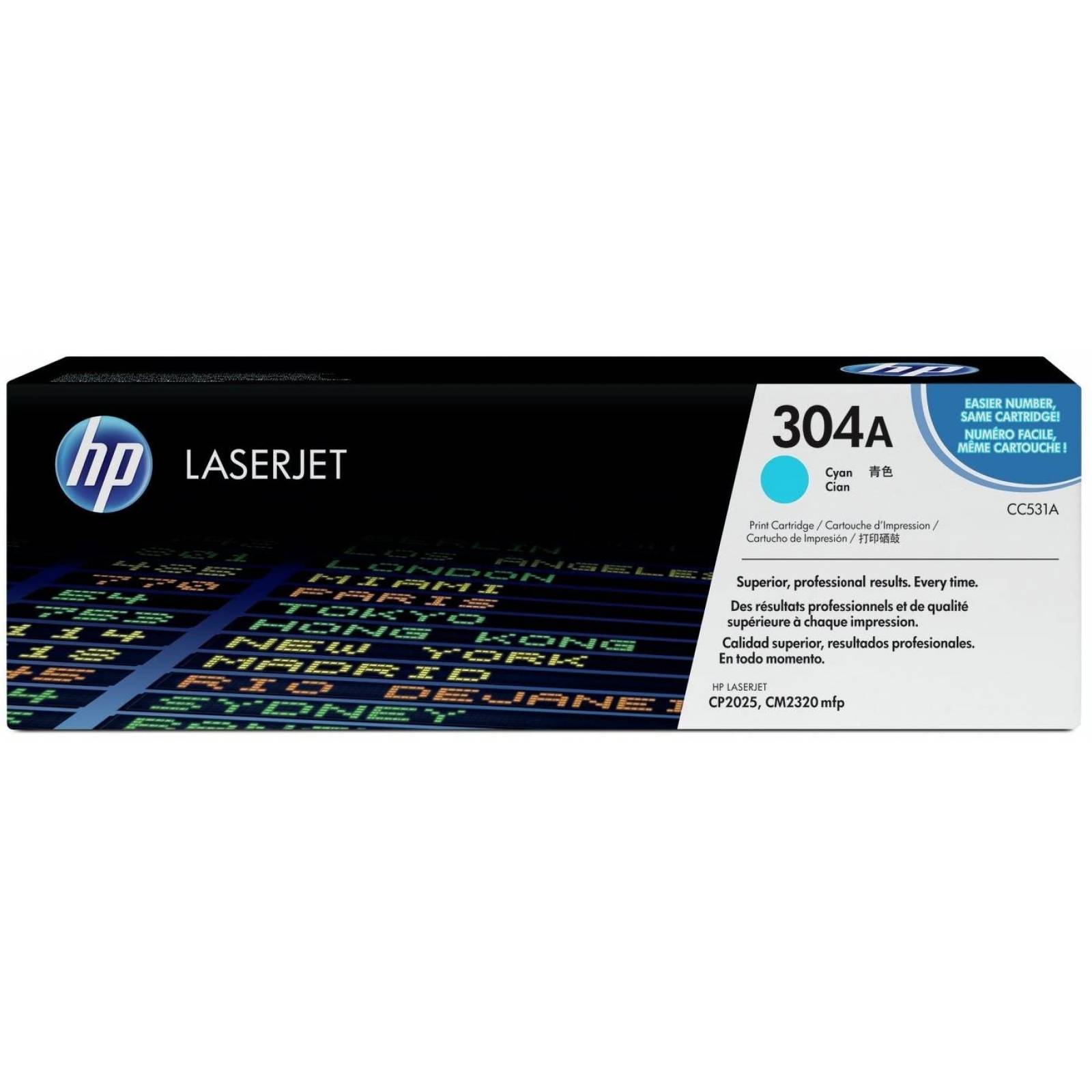 TONER HP 304A CIAN PARA CP2025/CP2025DN /CP2025N (CC531A)