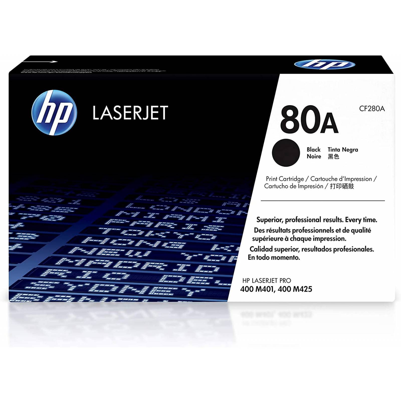 TONER HP 80A NEGRO P/M425dn MFP/M401dn/M401dne/M401dw/M401n (CF280A)