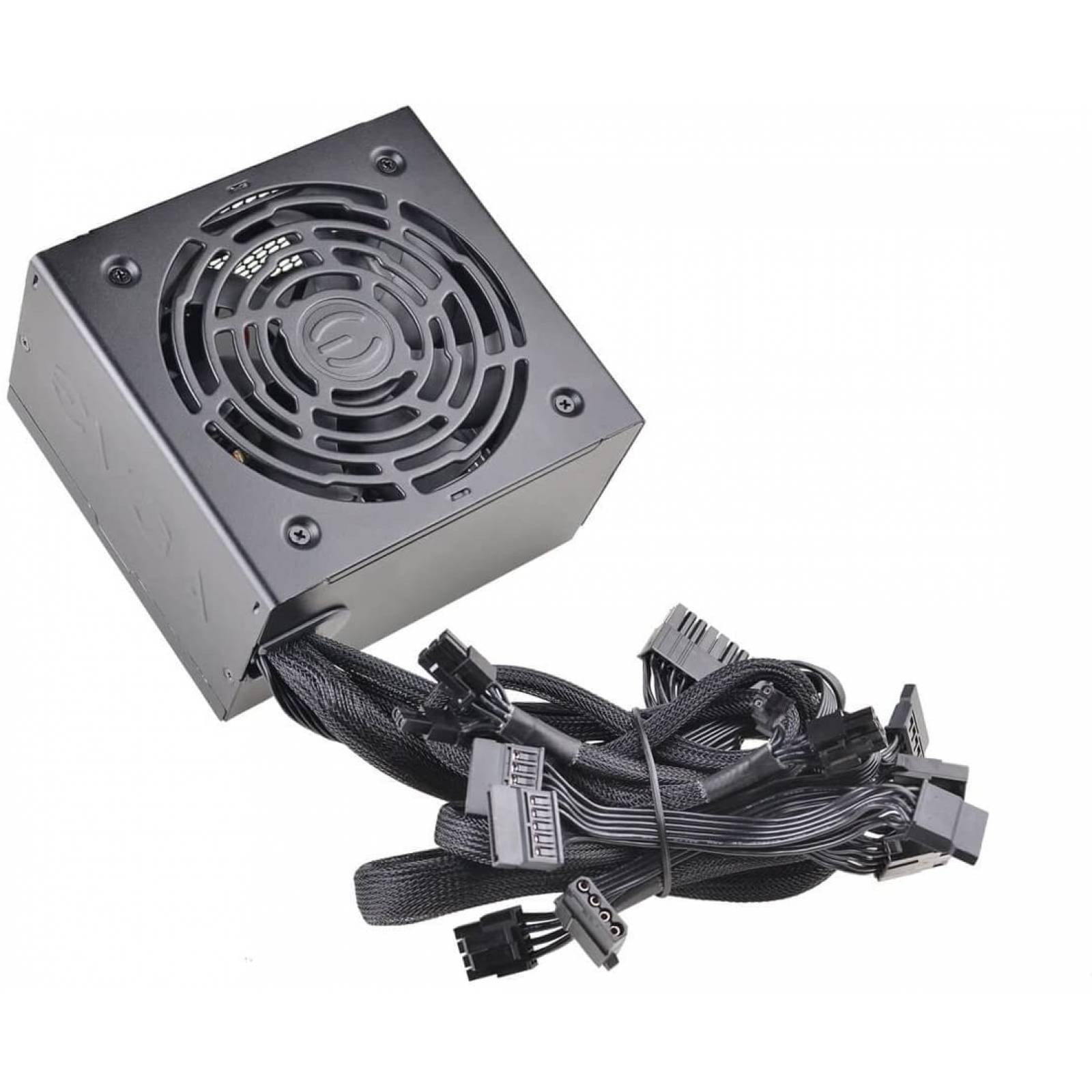 Fuente de Poder EVGA 500 BR 500 W, Voltaje de entrada AC 100 - 240 V, 24-pin ATX, Certificación 80 PLUS Bronze, (100-BR-0500-k1)