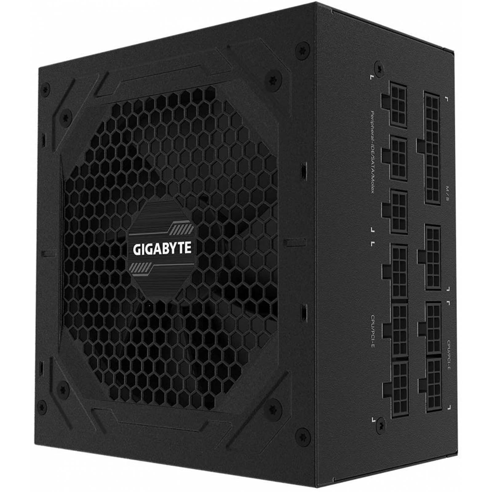 Fuente de poder Gigabyte GP-P850GM, 850W, 20+4 pin, 2xCPU 4+4, 4xPCIE 6+2, 8xSata, 3xmolex, certificacion 80 Plus Gold GP-850GM