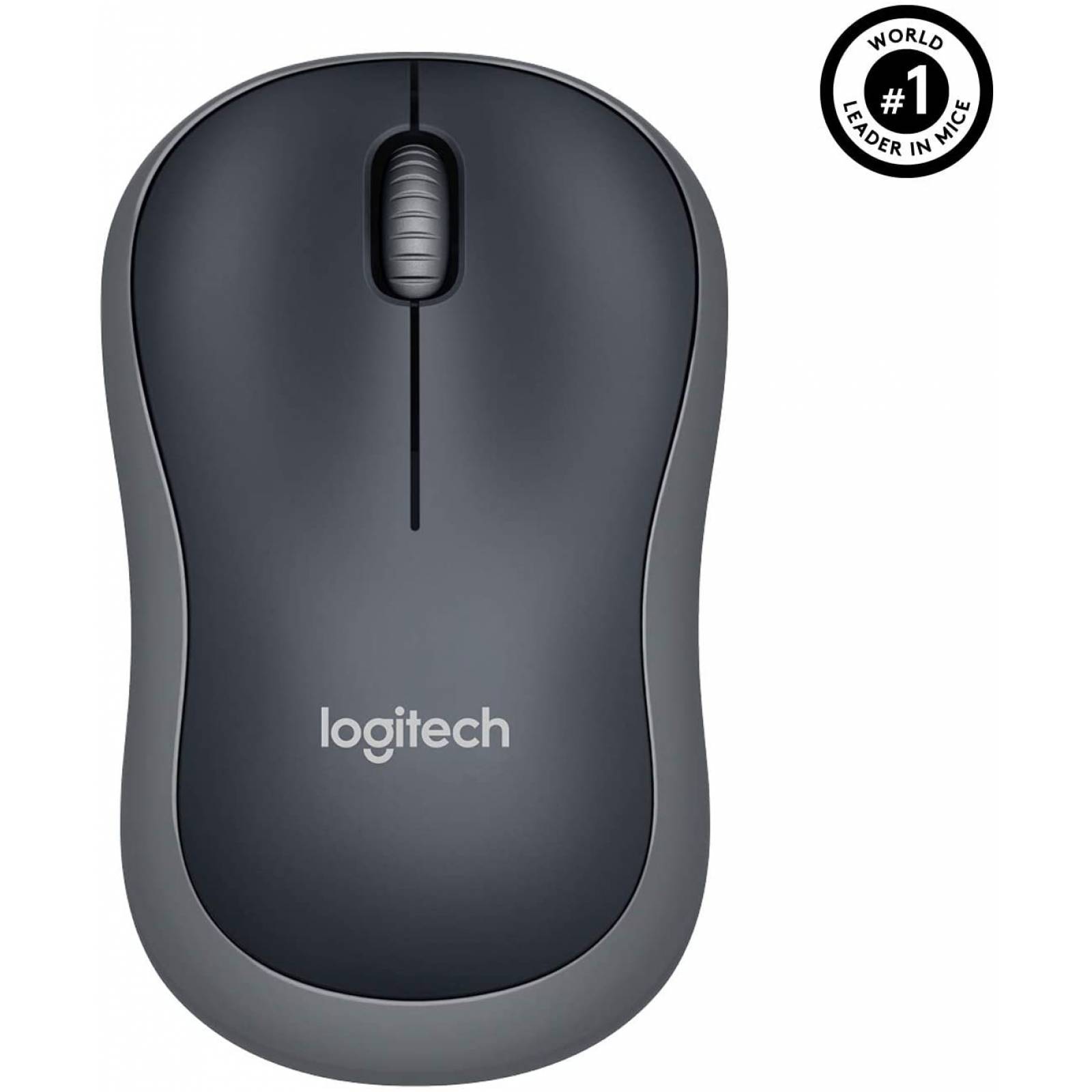 Ratón Logitech M185 (910-002225), Inalambrico, Nano Receptor usb2.0, Dark Grey.