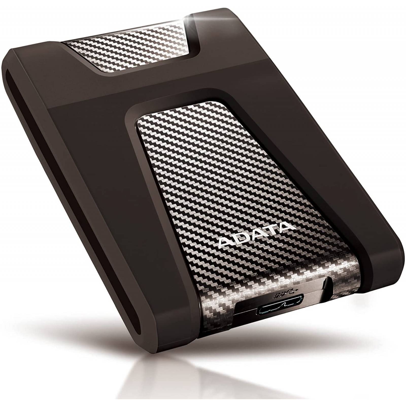 Disco Duro Externo ADATA HD650, 4TB, Usb 3.1, 2.5", Silicon, Color Negro (AHD650-4TU31-CBK)