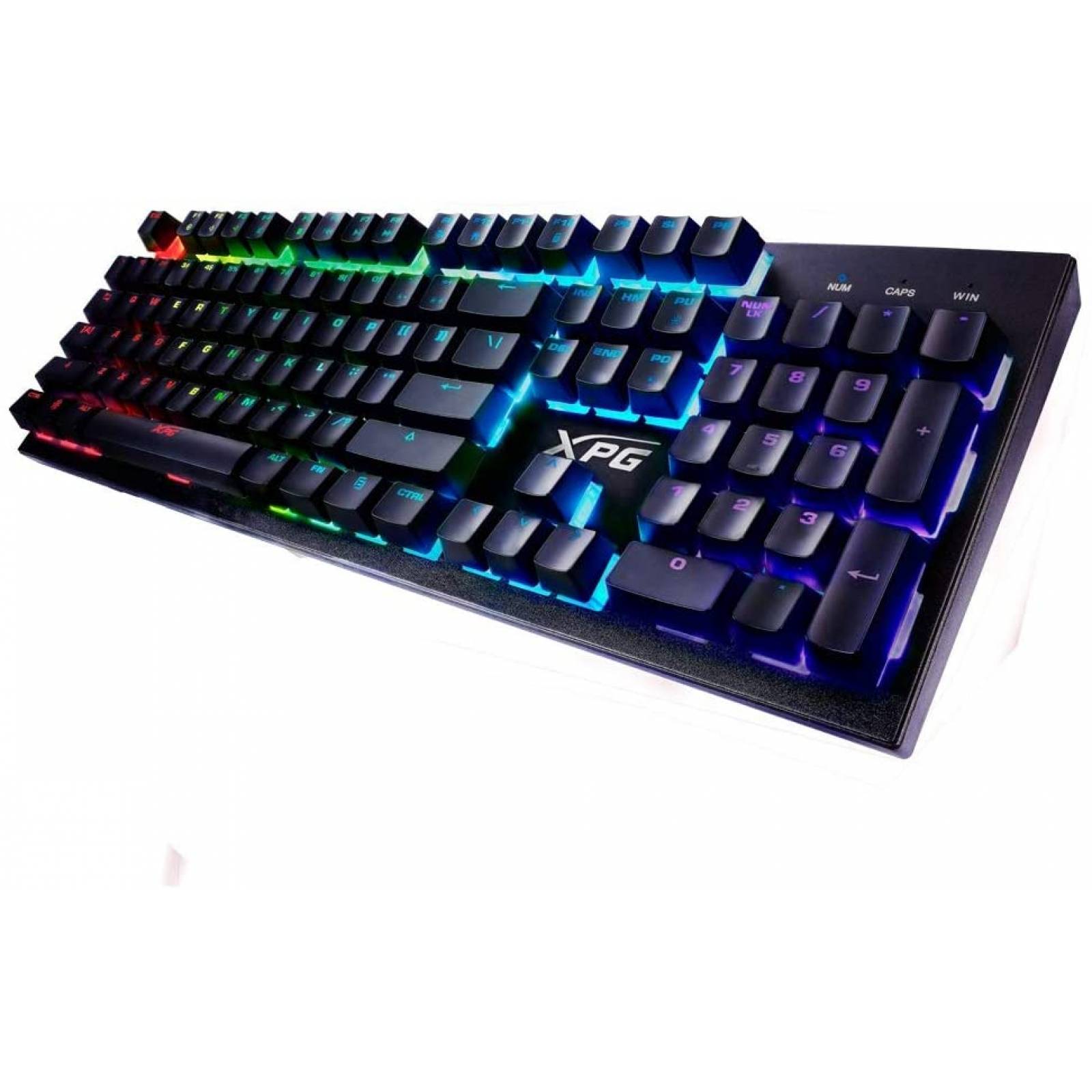 Teclado Mecanico Usb Adata XPG Infarex K10, 9 efectos de Iluminación, reconocimiento de varias pulsaciones simultáneas