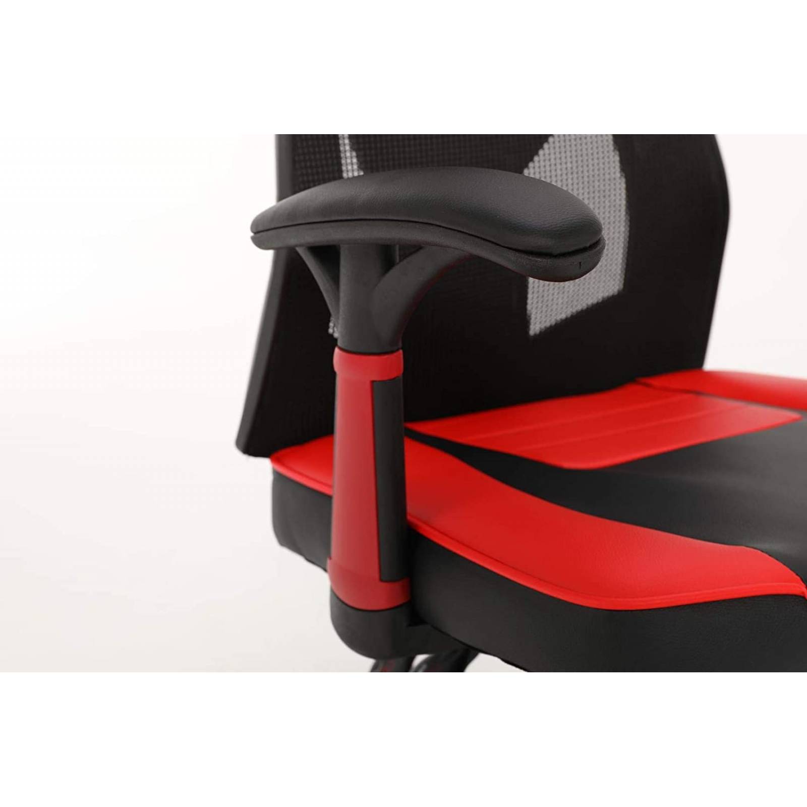 Silla Gamer Xzeal XZSXZ30R, Asiento giratorio ajustable, Base de Acero, Pistón clase 2, Multi-Inclinacion, 5 soportes PVC, Color Rojo