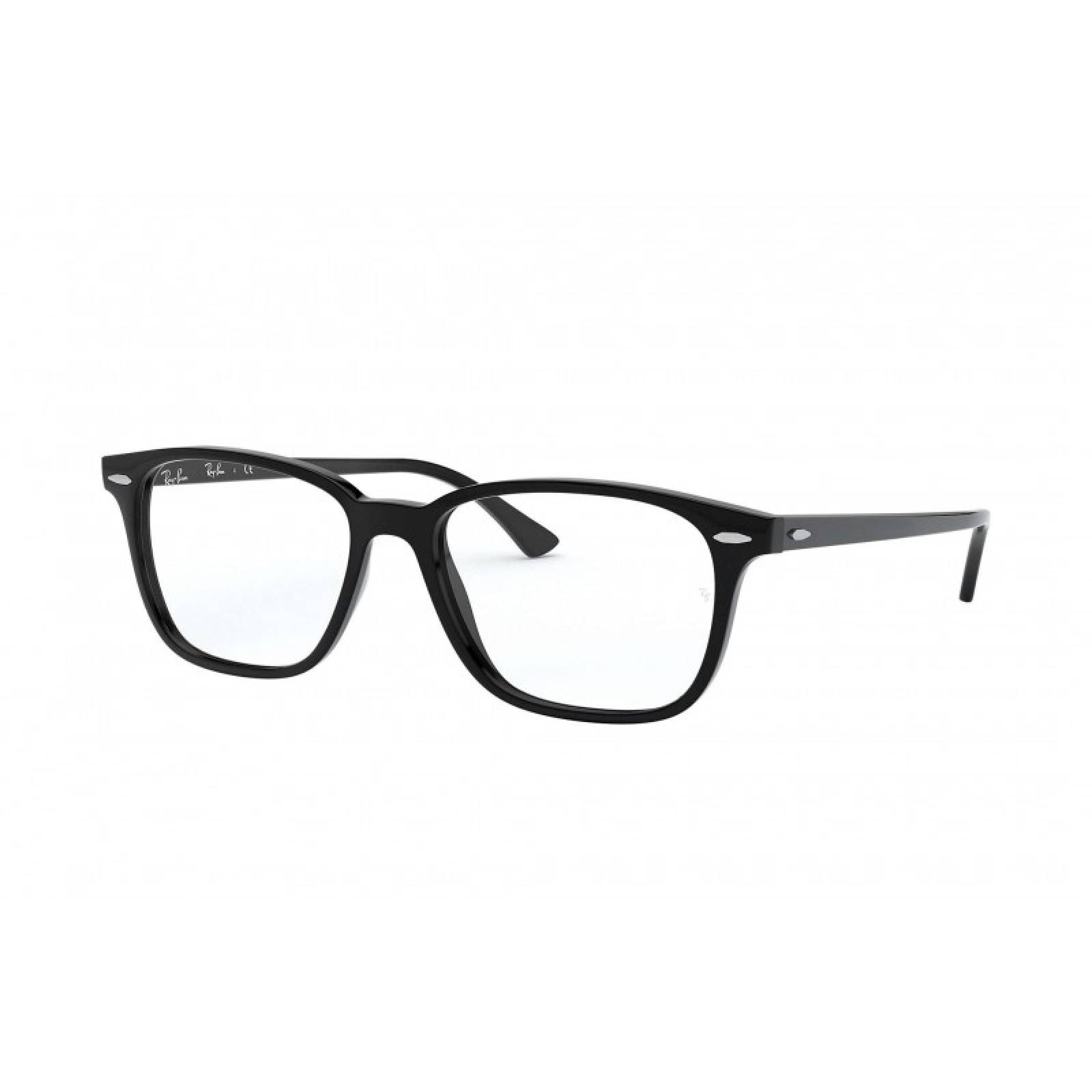 Ray Ban Oftalmico Rb7119 2000 Square Optics Negro Clasico