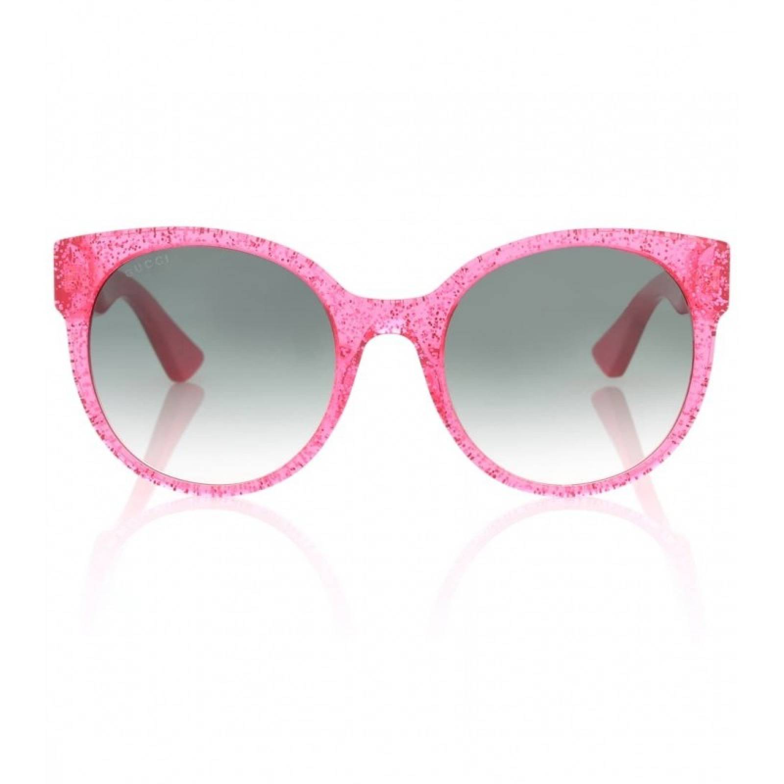 Gucci Gg0035s 005 Round Shape Rosa Brillante Gris degradado