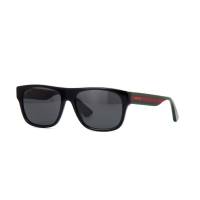 Gucci Gg0341s 001 Square Shape Negro Rojo Original