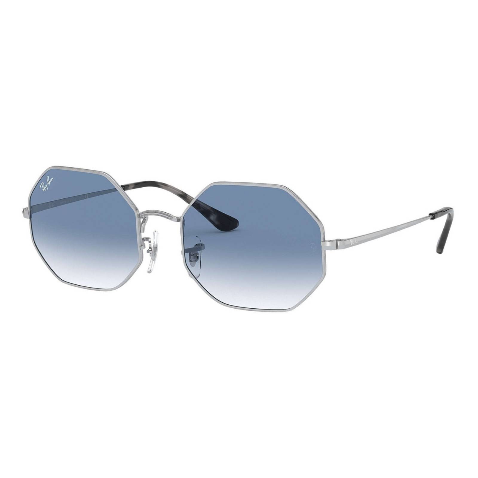 Ray Ban Rb1972 9149/3F Octagon Azul degradado Plata Original