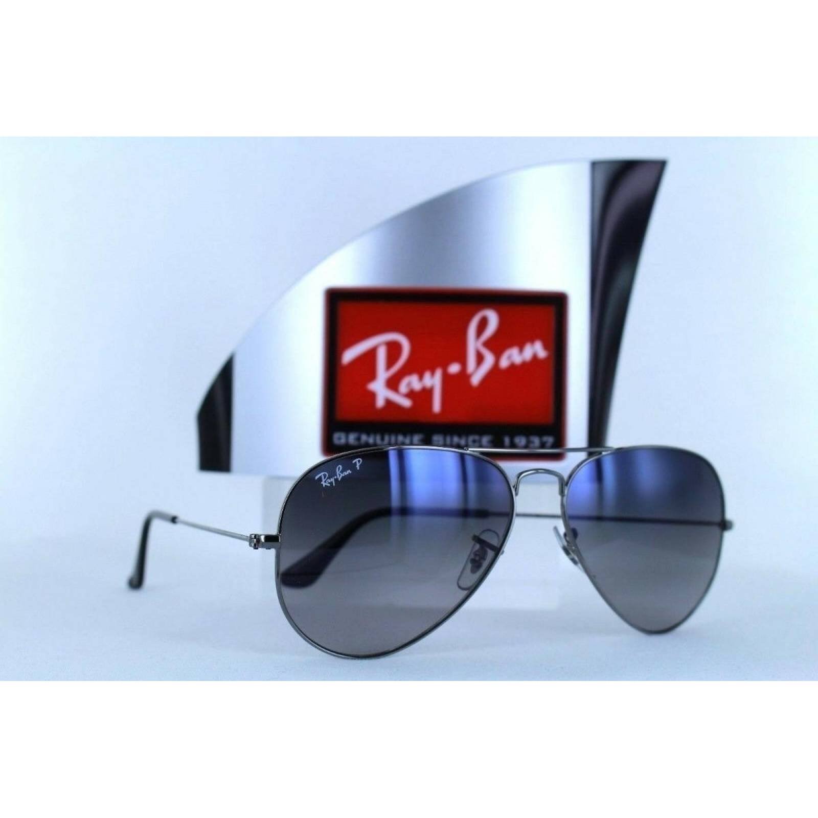 Ray Ban Rb3025 004/78 Aviator Gris Degradado Polarizado Icon