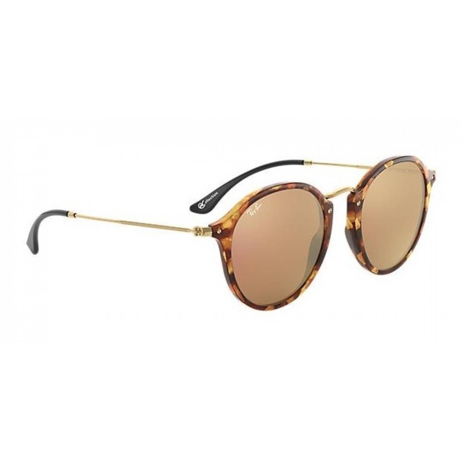 Ray Ban Rb2447 1160/z2 Round Fleck Cafe Carey Rosa espejo