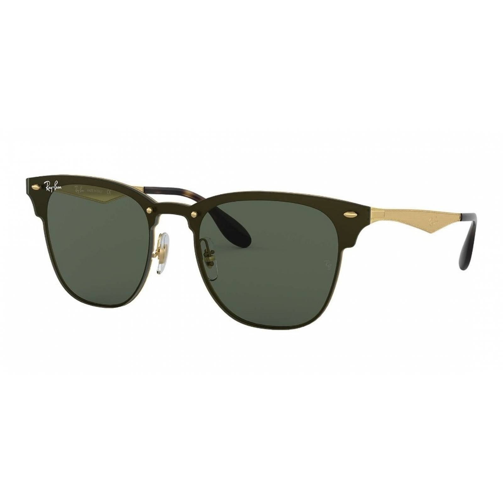 Ray Ban Rb3576n 043/71 Clubmaster Blaze Negro Dorado G-15