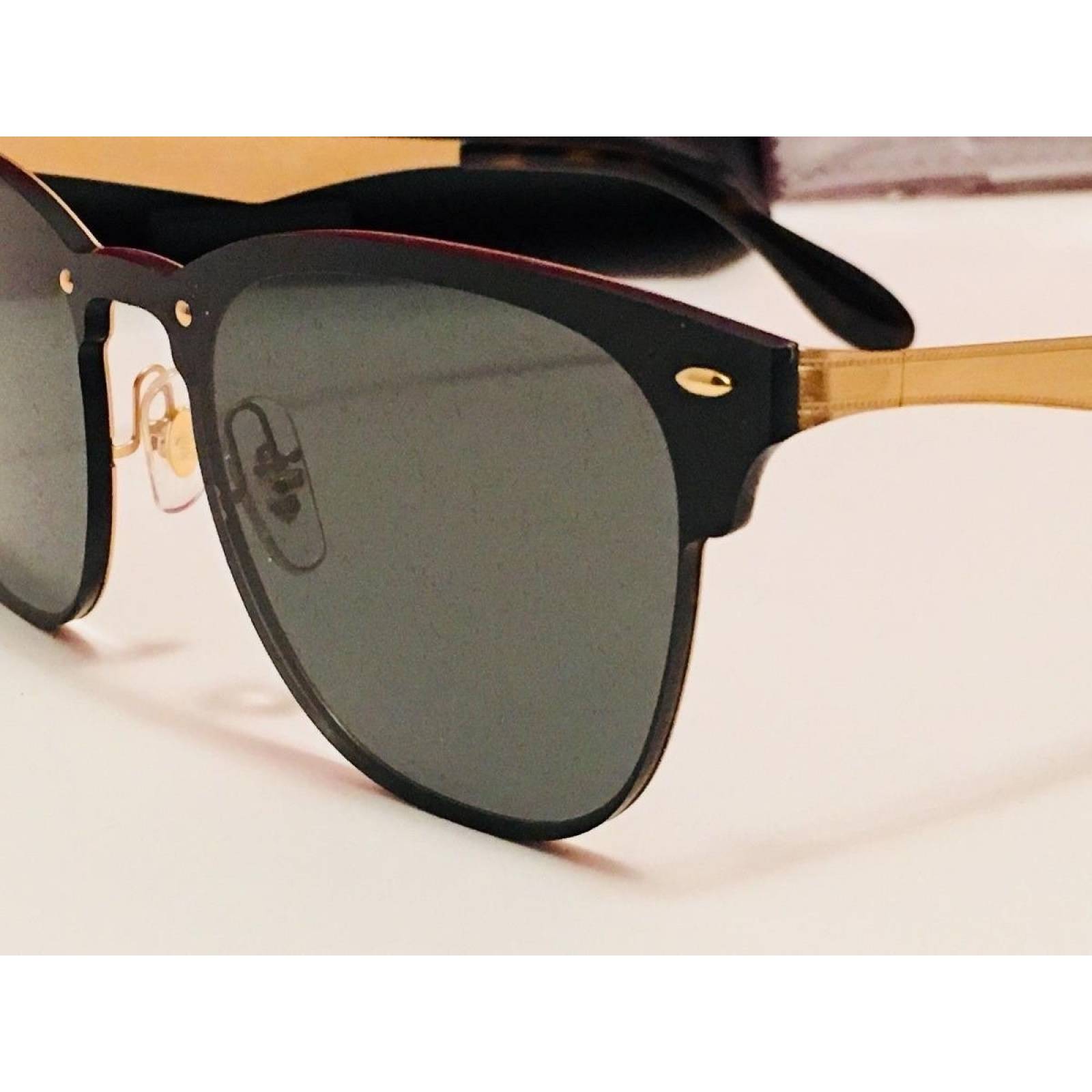 Ray Ban Rb3576n 043/71 Clubmaster Blaze Negro Dorado G-15