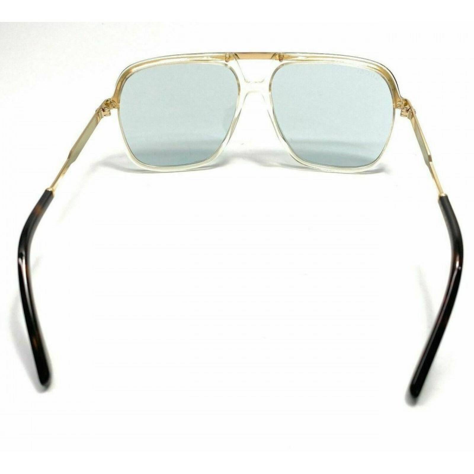 Gucci Gg0200S 005 Aviator Square Metal Plateado Dorado