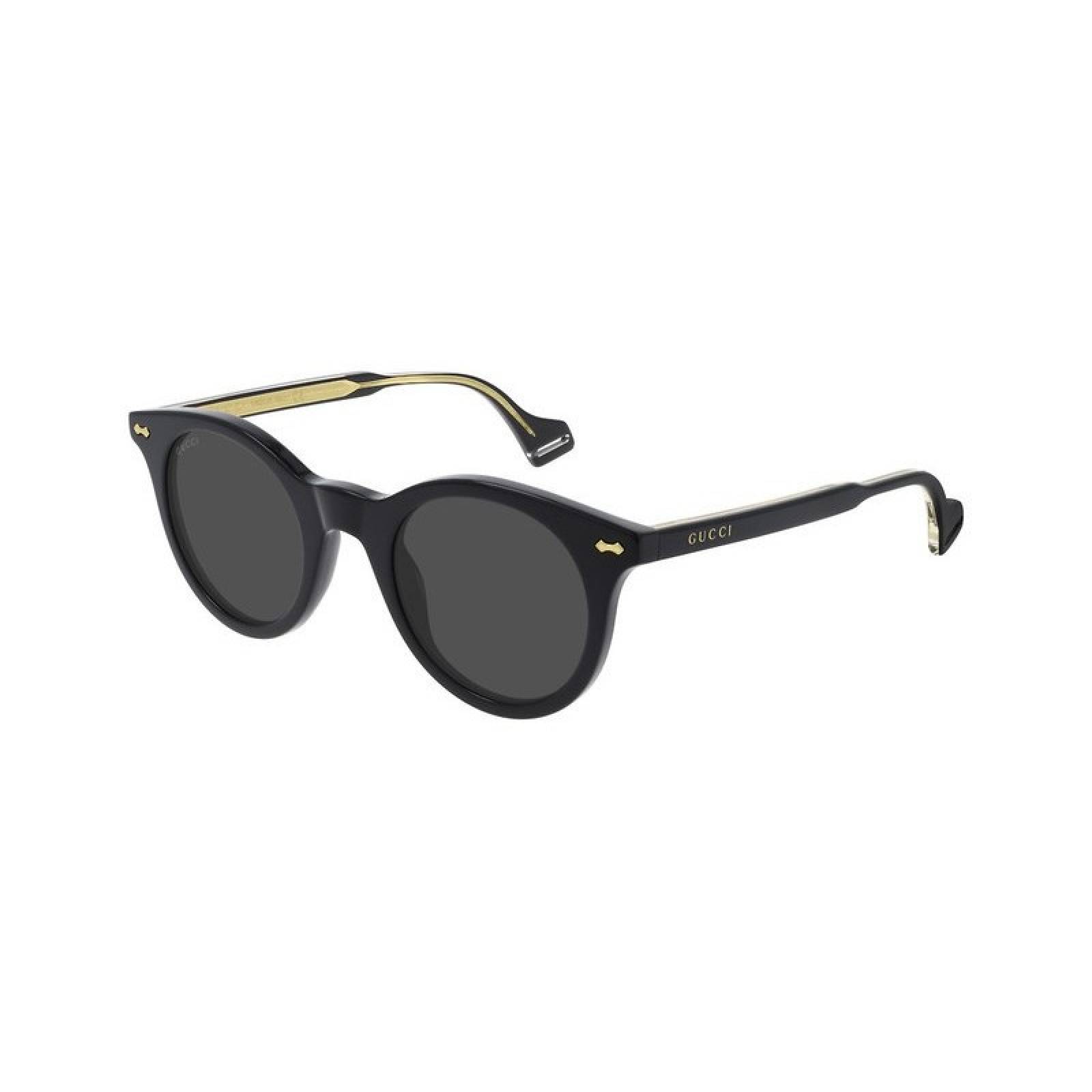 Gucci Gg0736S 001 Round Shape Negro Gris Original