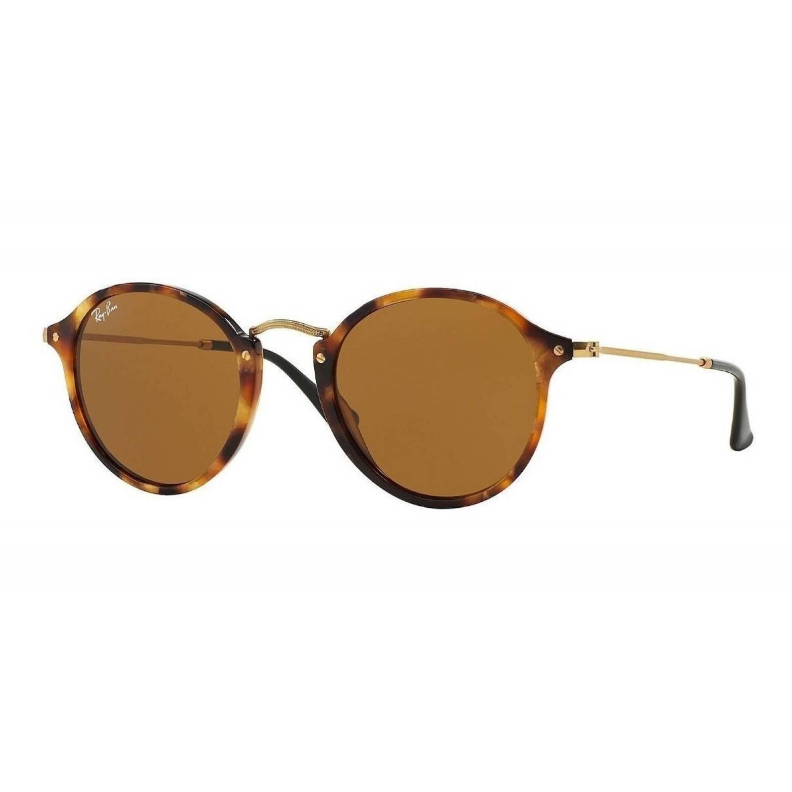 Ray Ban Rb2447 1160 Round Fleck Cafe B-15 Carey Original Icon