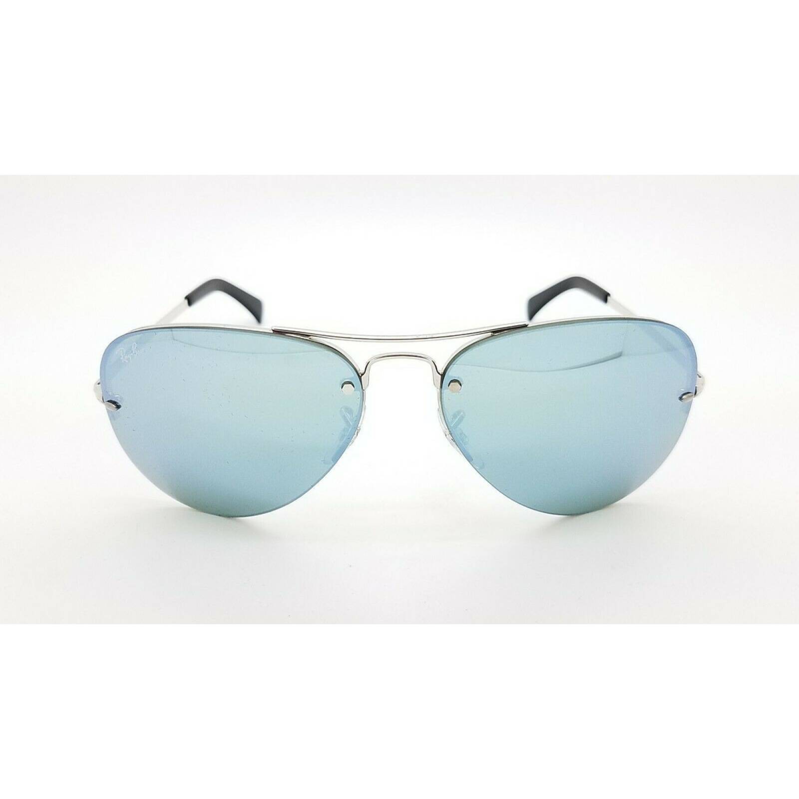 Ray Ban Rb3449 003/30 Aviator Gris Espejo Plateado