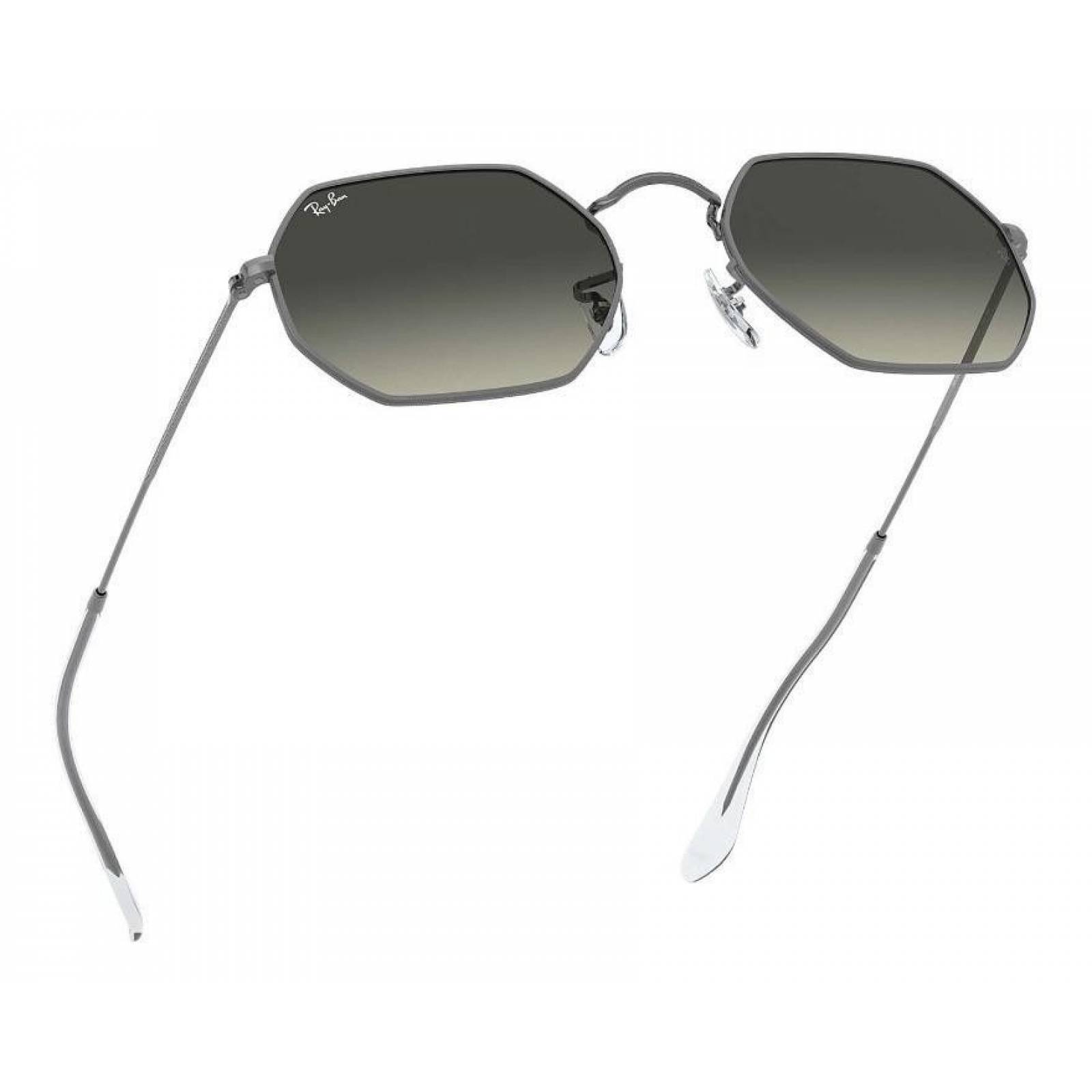 Ray Ban Rb3556n 004/71 Octagonal Classic Gris Degradado Icon