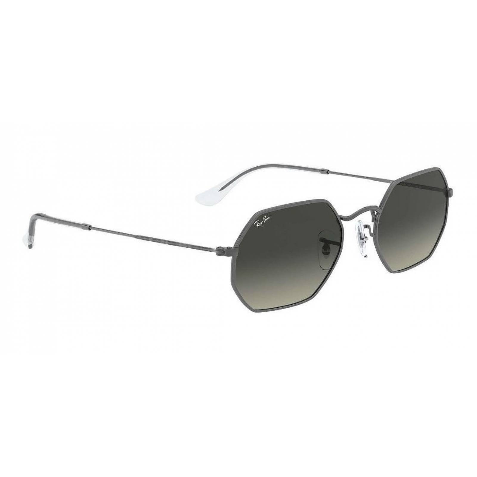 Ray Ban Rb3556n 004/71 Octagonal Classic Gris Degradado Icon