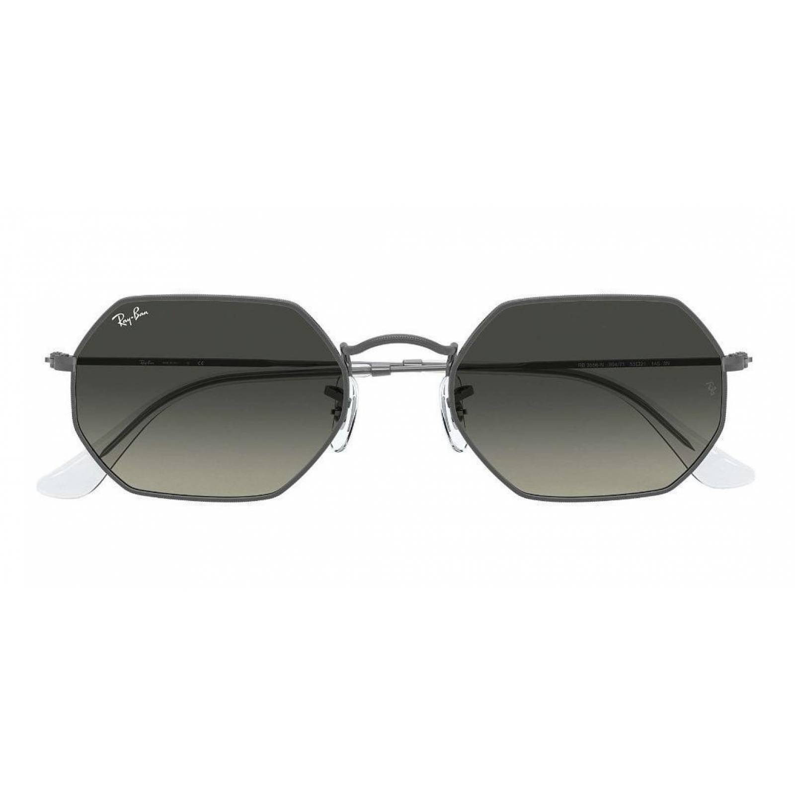 Ray Ban Rb3556n 004/71 Octagonal Classic Gris Degradado Icon