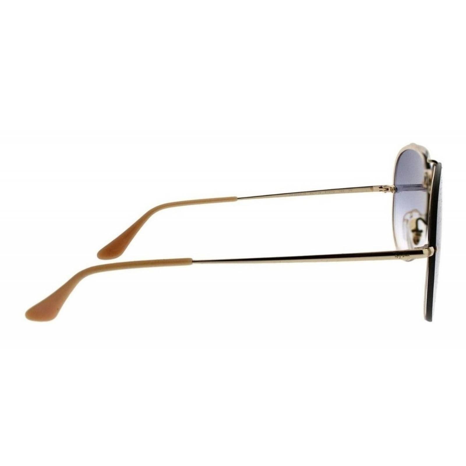 Ray Ban Rb3584n 001/19 Aviator Blaze Azul Degradado Dorado