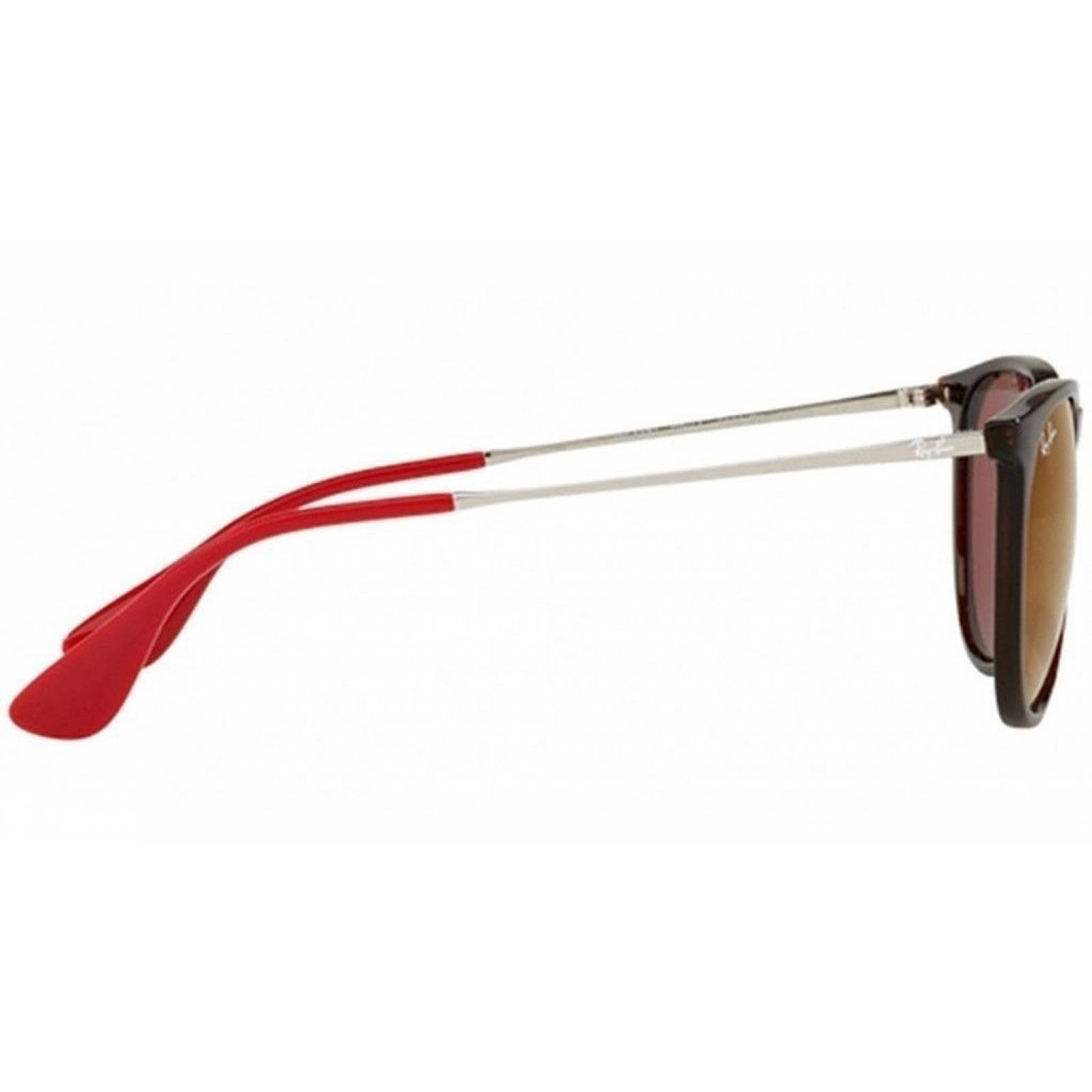 Ray Ban Rb4171 6339/d0 Erika Mix Rojo Plateado Icon Original