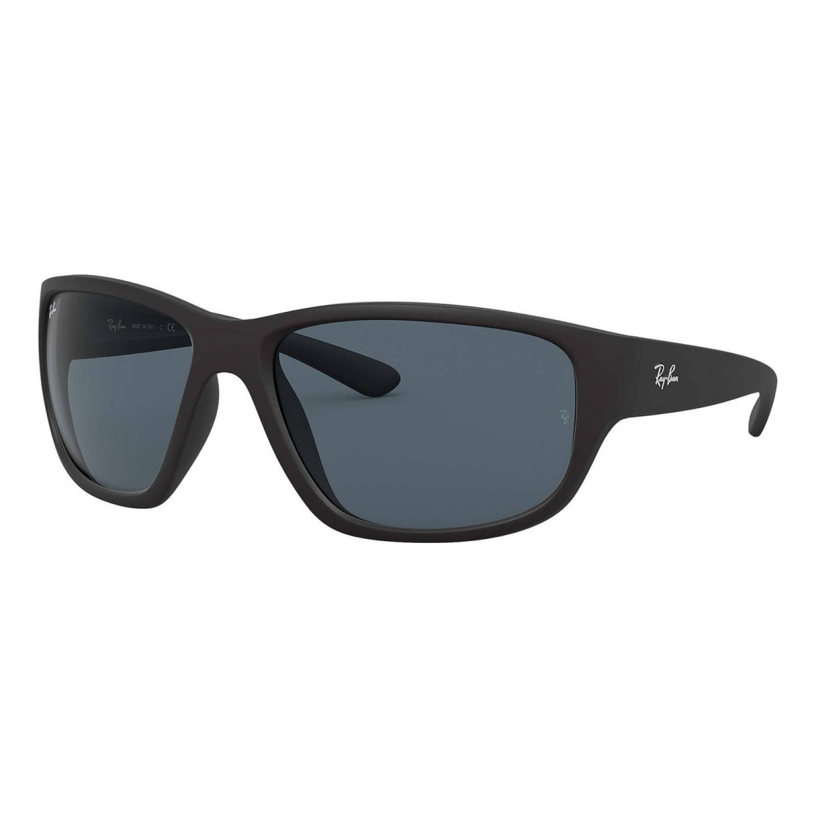 Ray Ban Rb4300 601s/r5 Square Oversized Negro Mate Gris