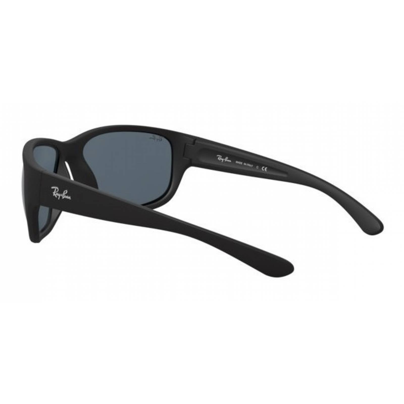 Ray Ban Rb4300 601s/r5 Square Oversized Negro Mate Gris
