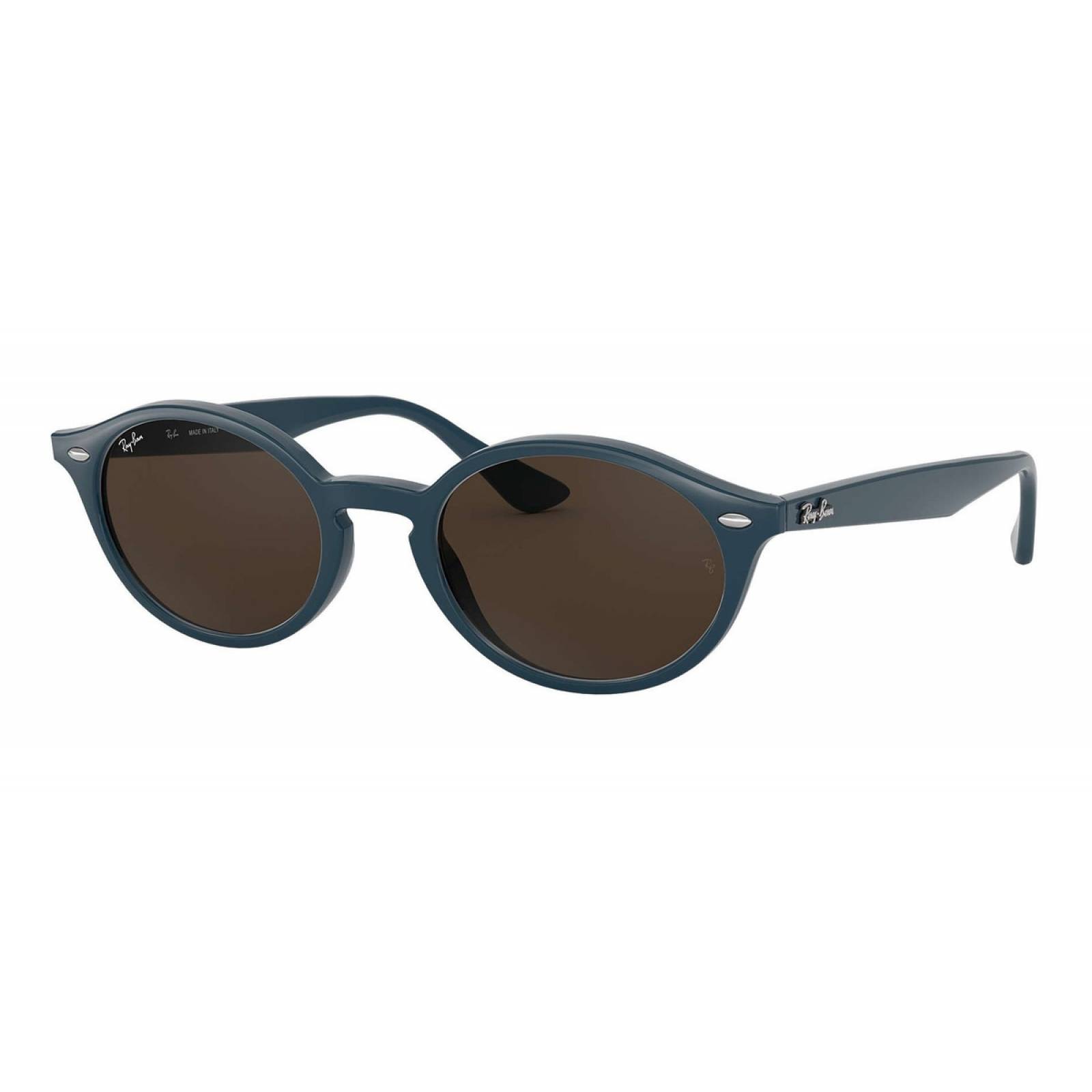 Ray Ban Rb4315 6380/73 Oval acetato Azul Cafe Original