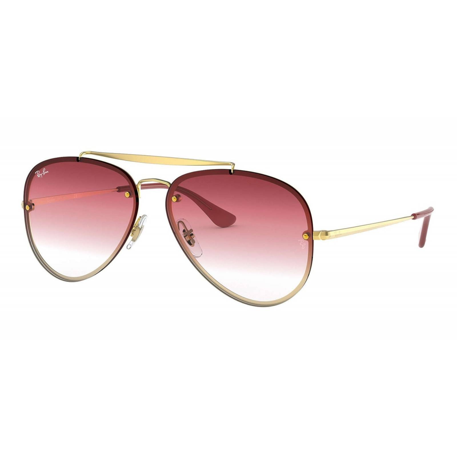 Ray Ban Rb3584n 91400T Aviator Blaze Vino degradado Dorado