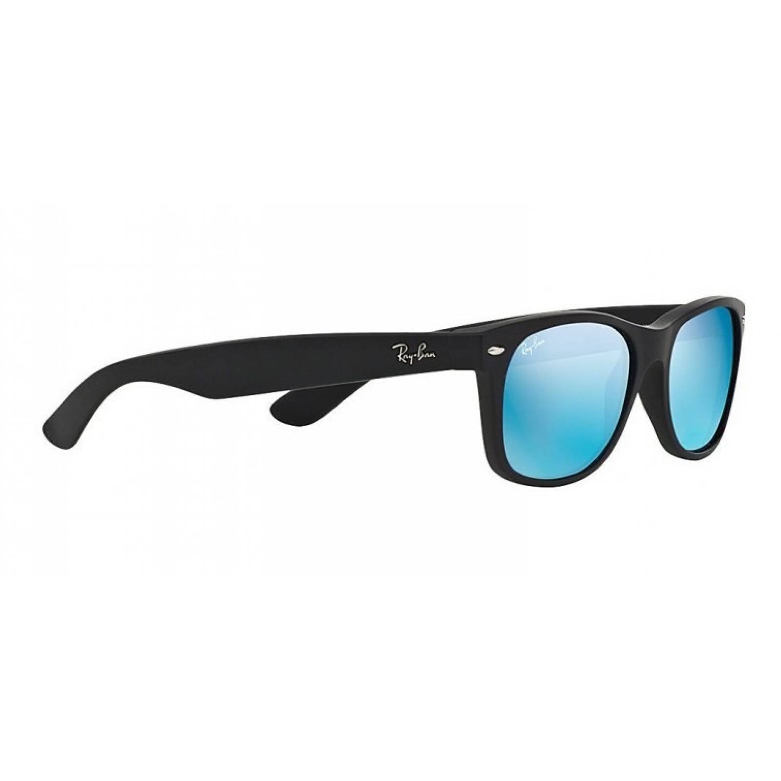 Ray Ban Rb2132 622/17 New Wayfarer Azul Espejo Negro Mate