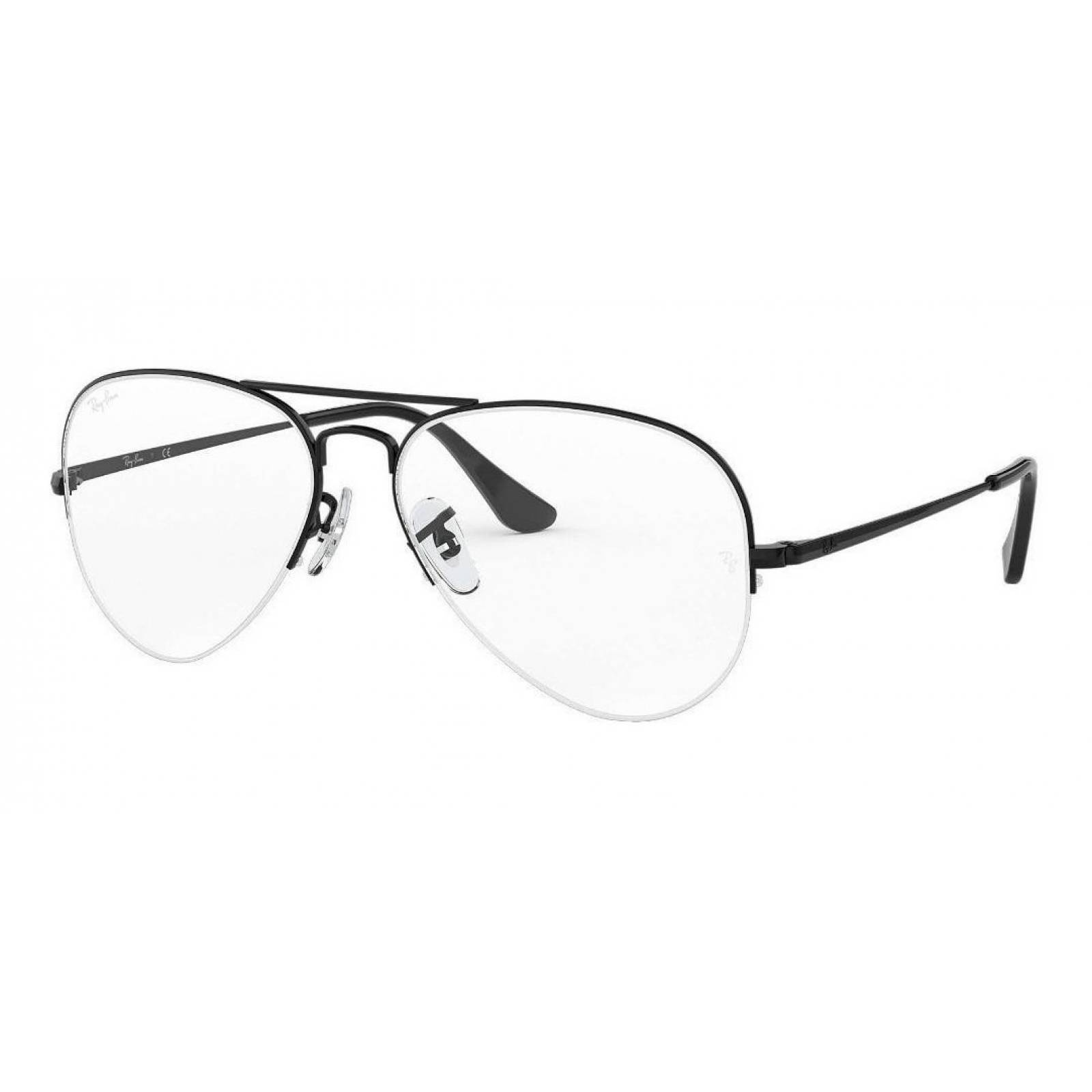 Ray Ban Oftalmico Rb6589 2509 Aviator Gaze Negro Gris