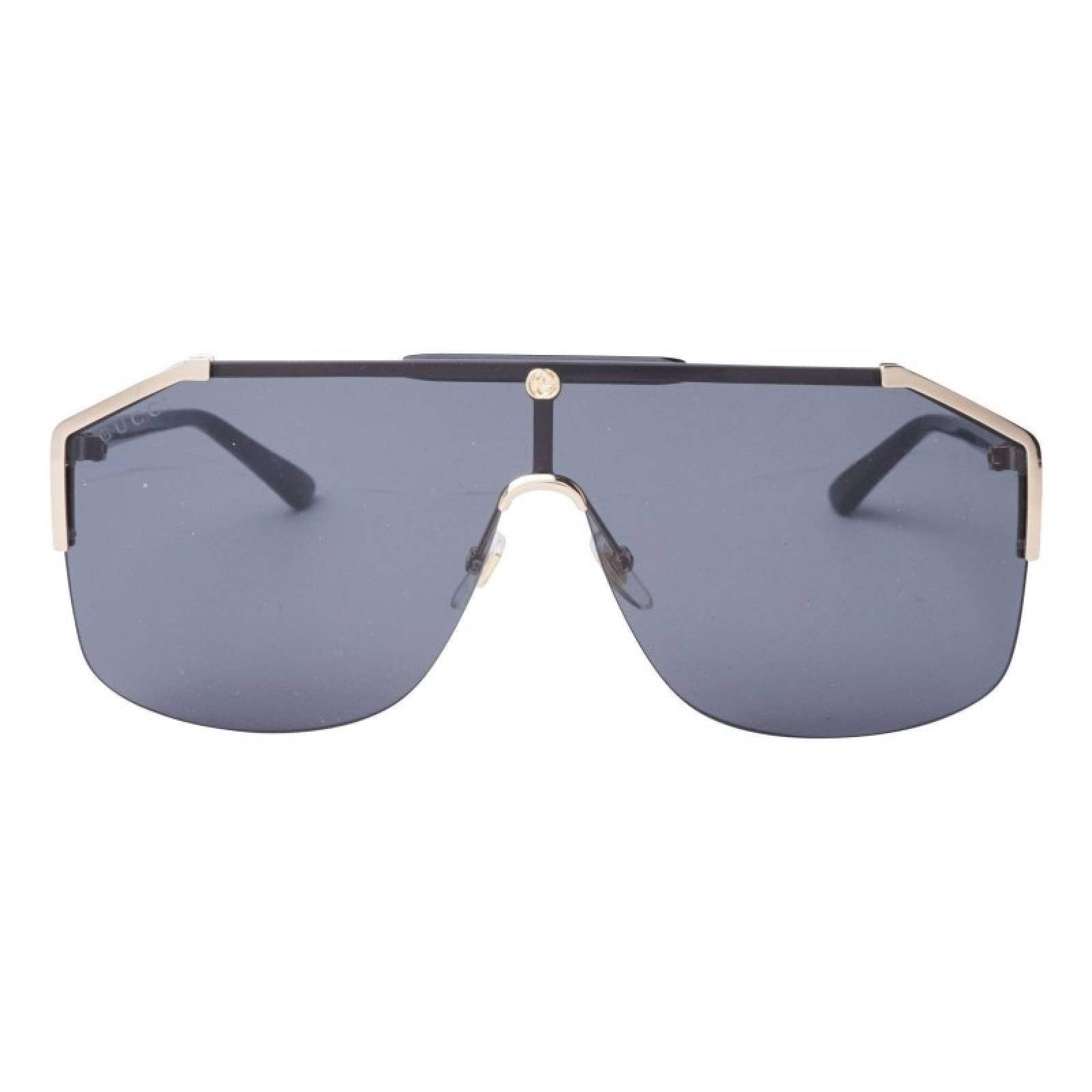 Gucci GG0291S 001 New Aviator Square Gris Negro Original