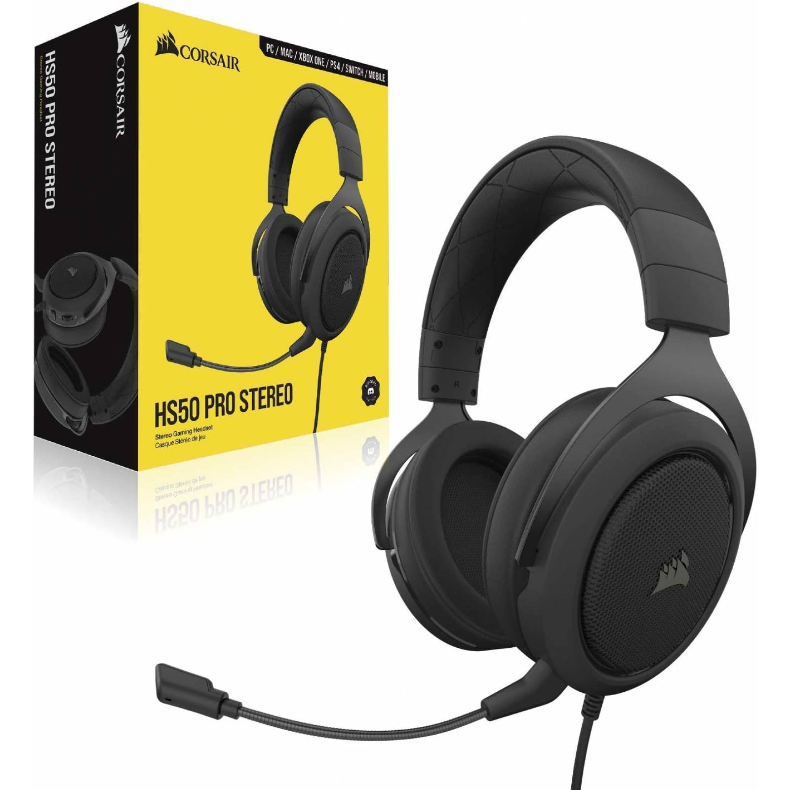 HEADSET CORSAIR HS50 PRO STEREO GAMING CA-9011215-NA
