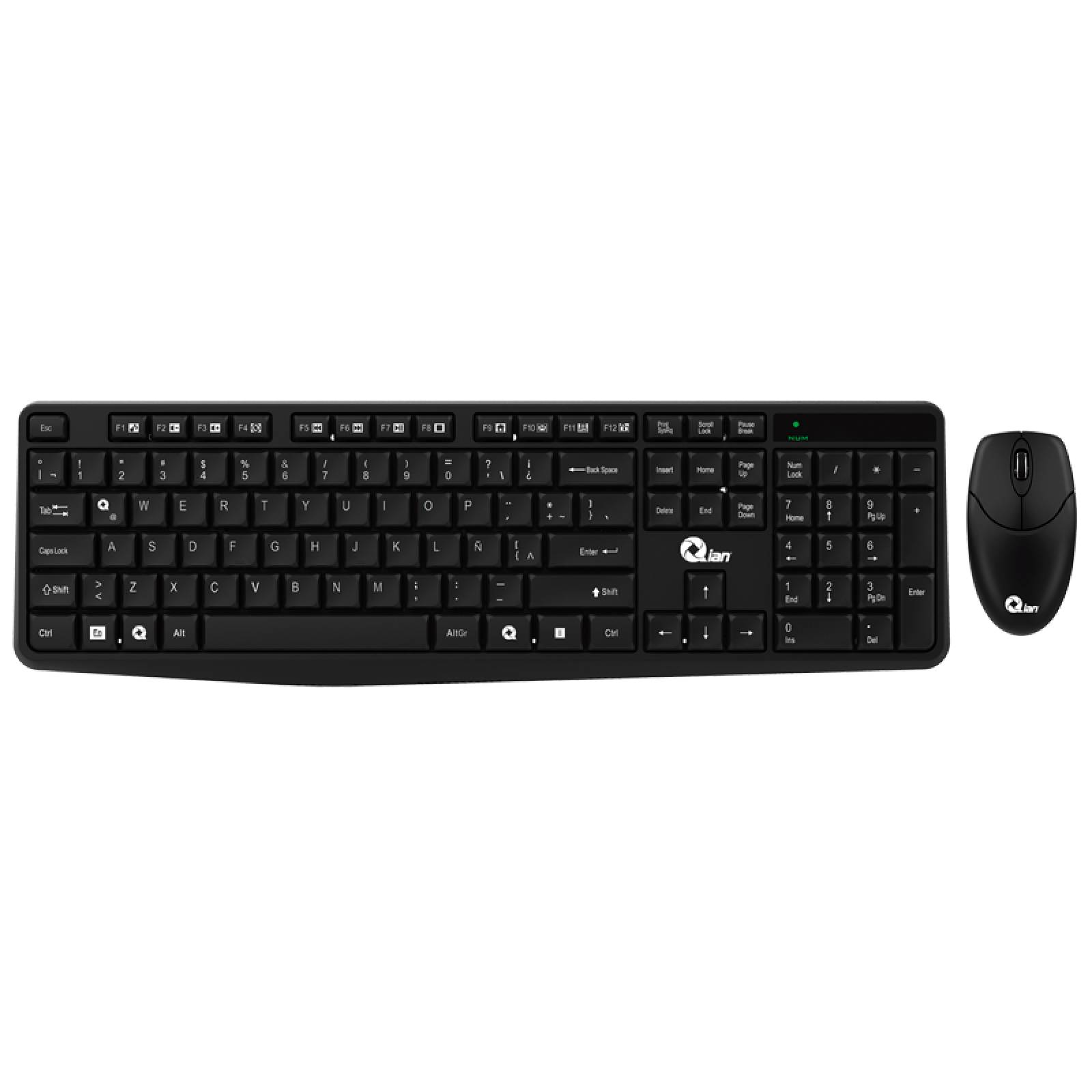KIT DE TECLADO Y MOUSE ALAMBRICO MULTIMEDIA QIAN XIE QKX-20603