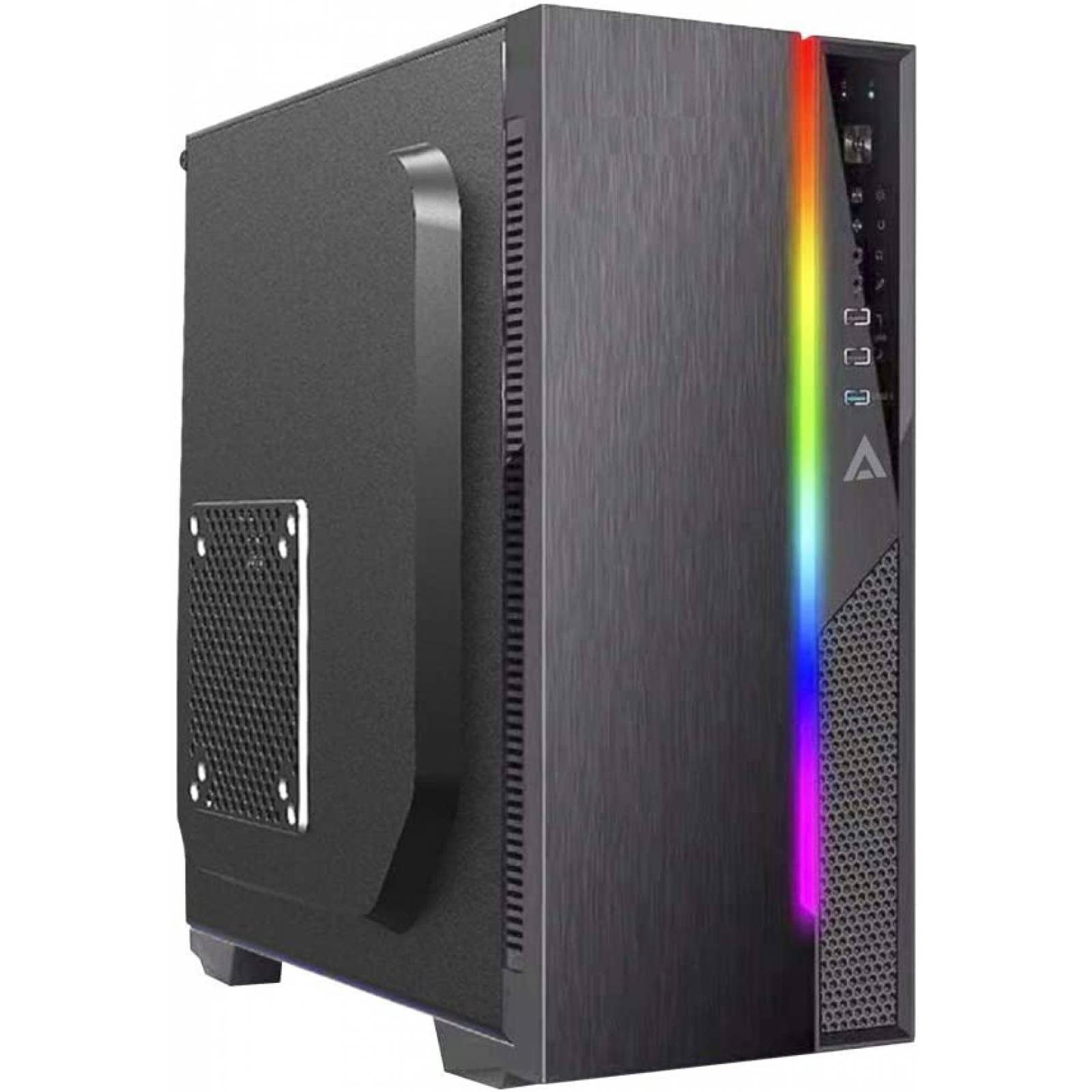 Gabinete para PC Acteck Ultron X600 Micro Torre, Soporta T. Madre micro ATX, Mini-ITX, Fuente de poder 500w, RGB, Negro