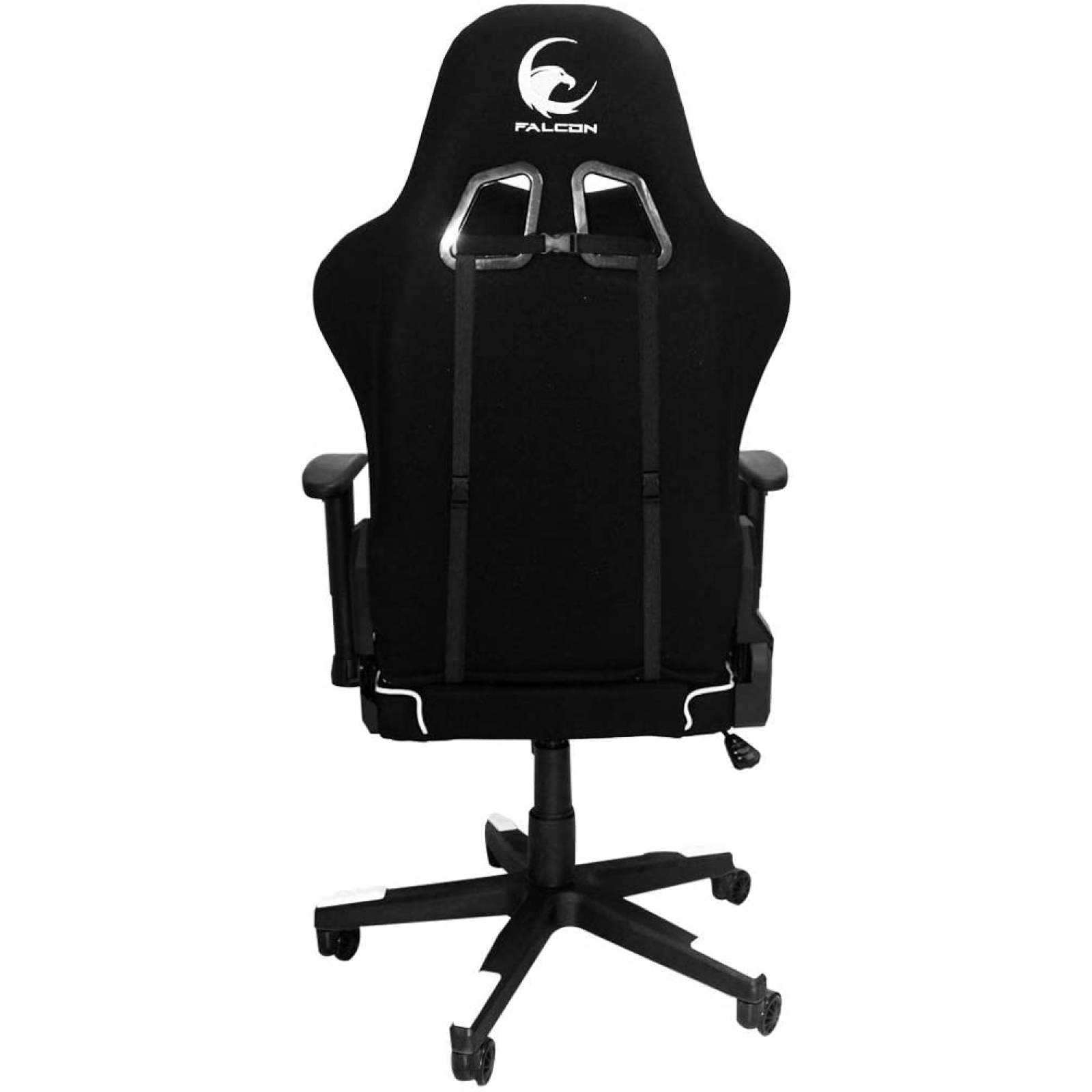 SILLA GAMER NA-0940B FALCON BLANCA BASE METALICA SOPORTE LUMBAR SOPORTE CER