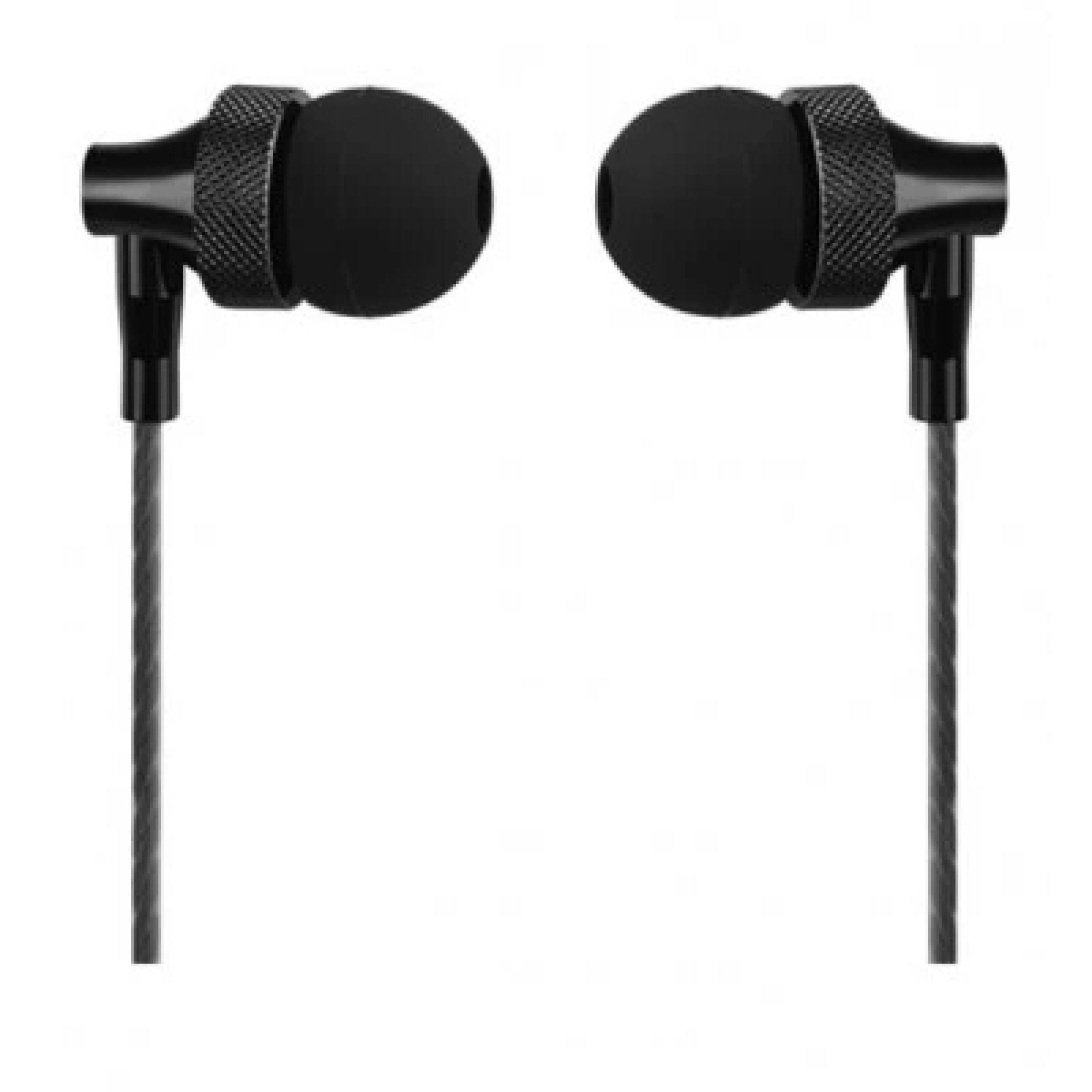 Audífonos IN EAR STRETTO PERFECT CHOICE PC-116608 - Negro, Alámbrico, 3.5 mm, 1.2 m