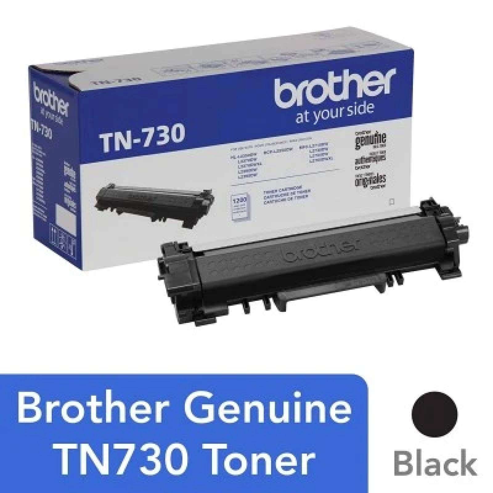 Tóner BROTHER TN730 - Negro, Laser monocromático