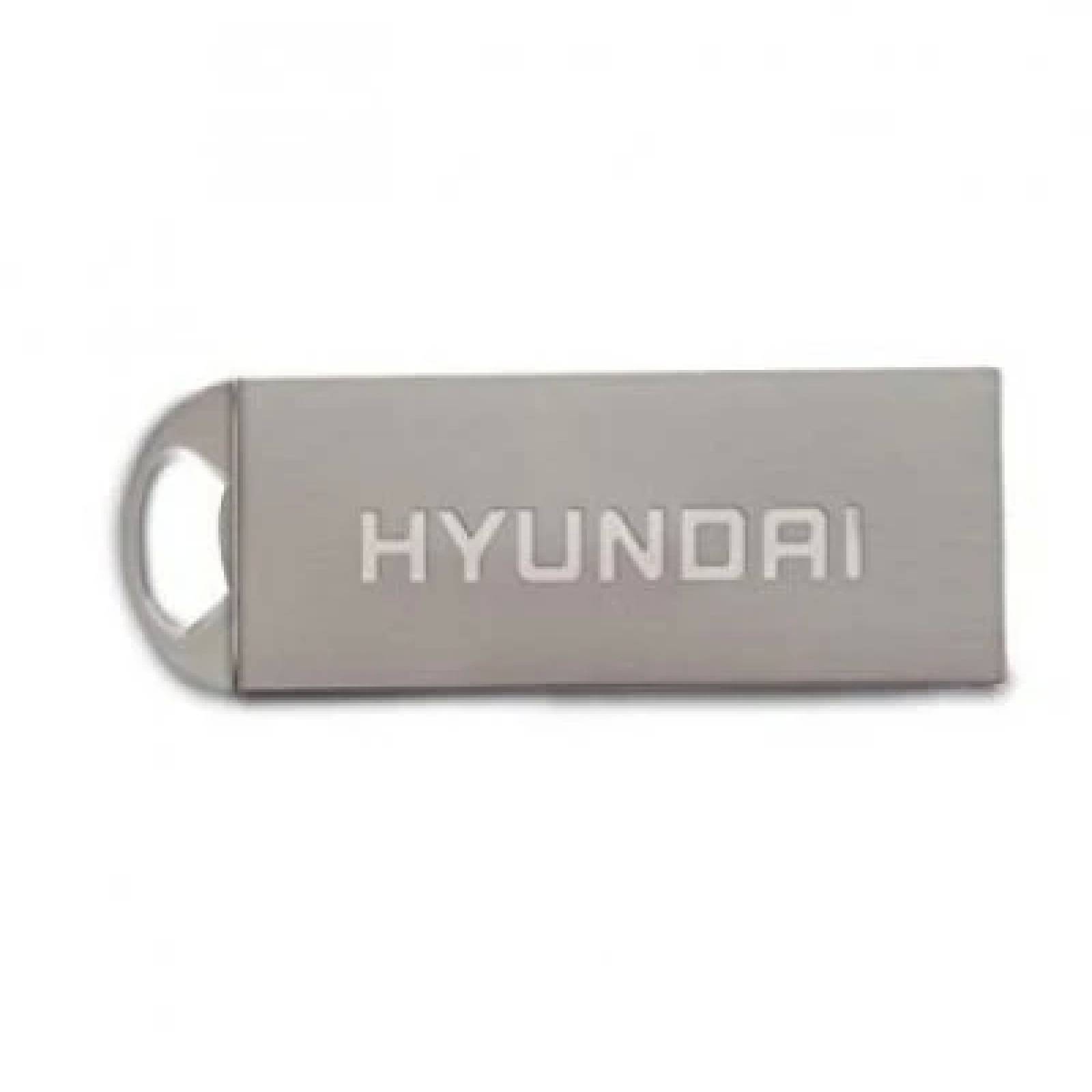 Memoria USB HYUNDAI U2BK/16 - Plata, 16 GB, USB 2.0