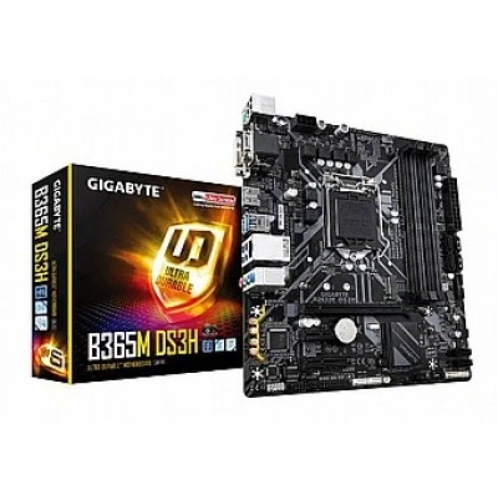 Motherboard GA-B365M-DS3H - DDR4, 64 GB, Intel, Micro ATX