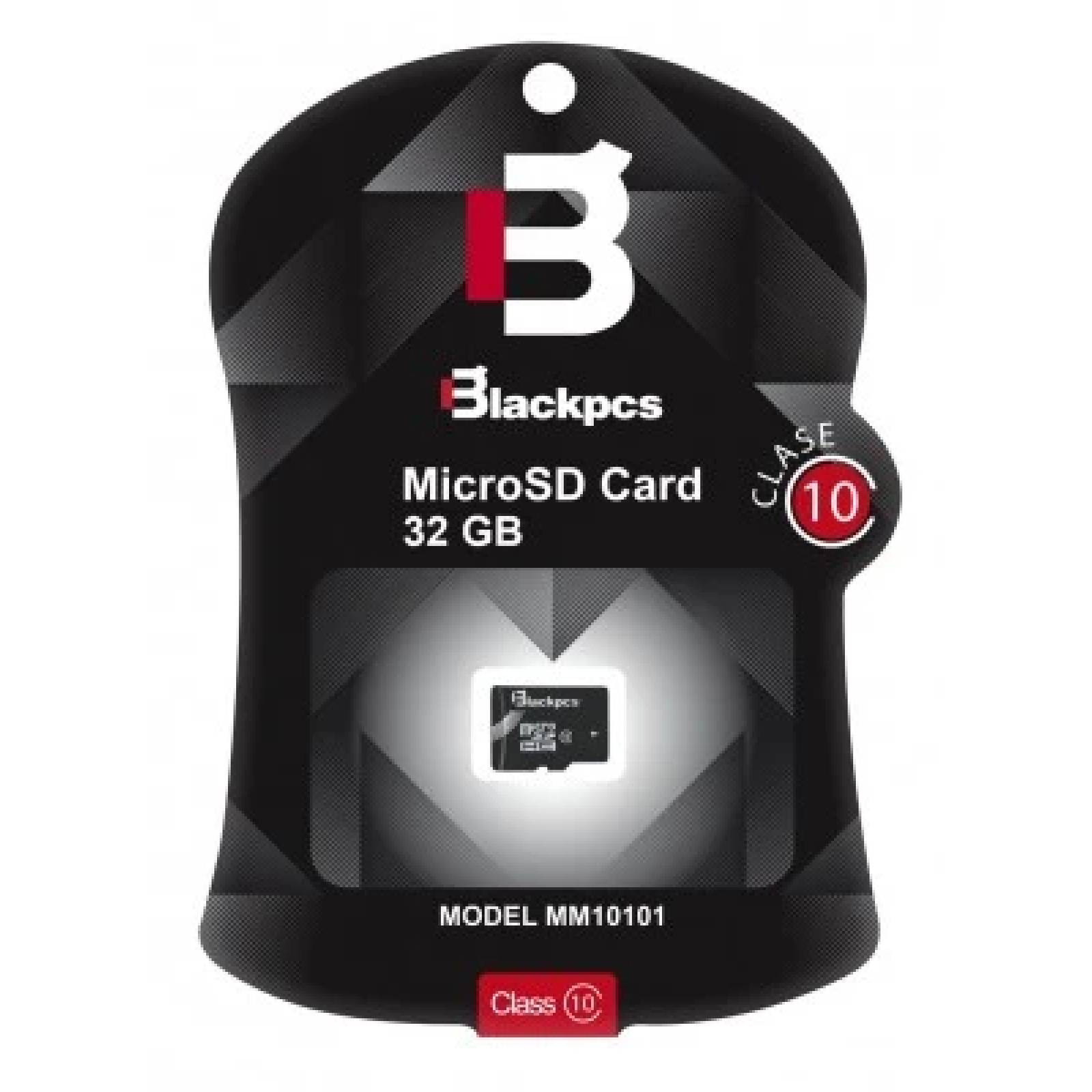 MEMORIA MICRO SDHC BLACKPCS 32GB CLASE 10 (MM10101-32)