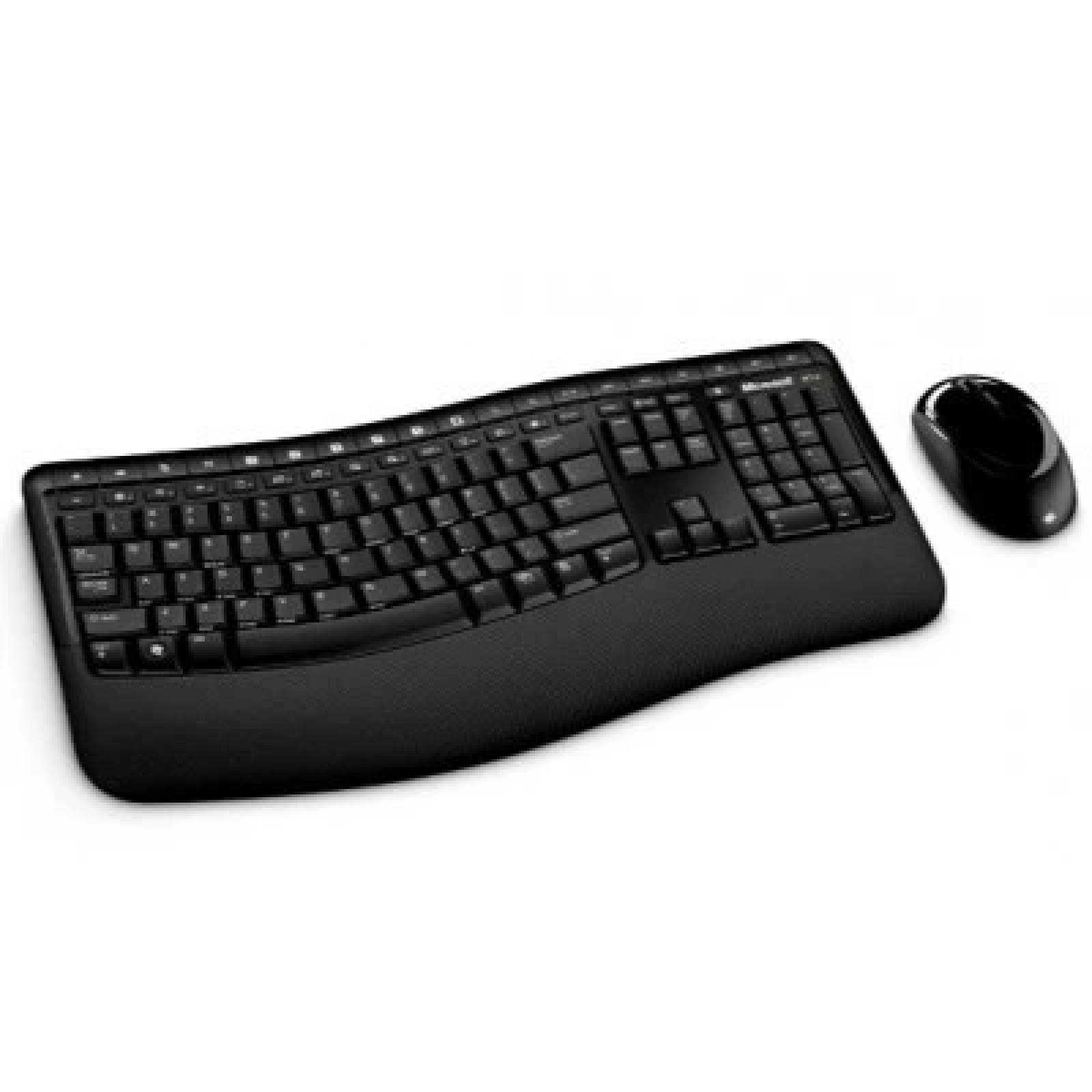 Kit de Teclado y Mouse MICROSOFT PC-984153 - Estándar, Negro