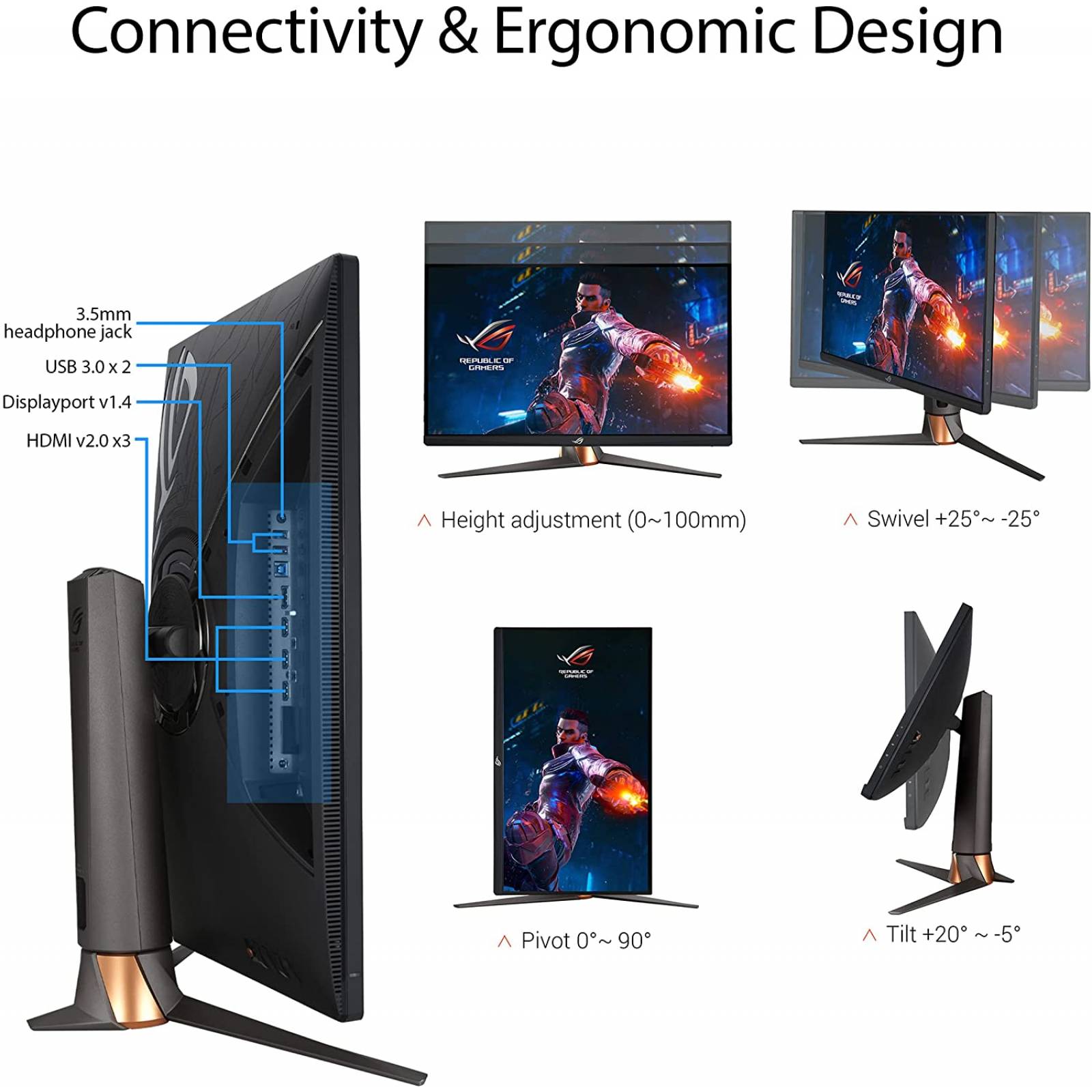 MONITOR ASUS PG279QM 27" 240HZ