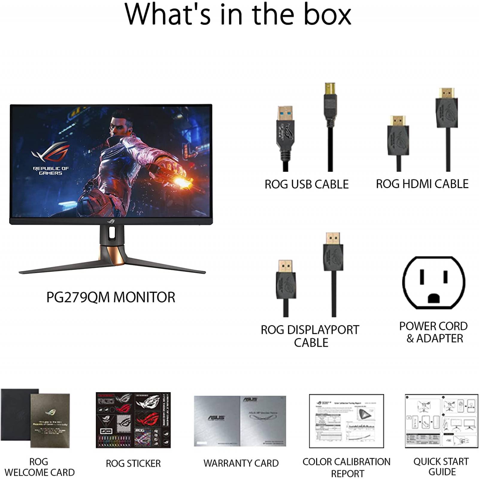 MONITOR ASUS PG279QM 27" 240HZ